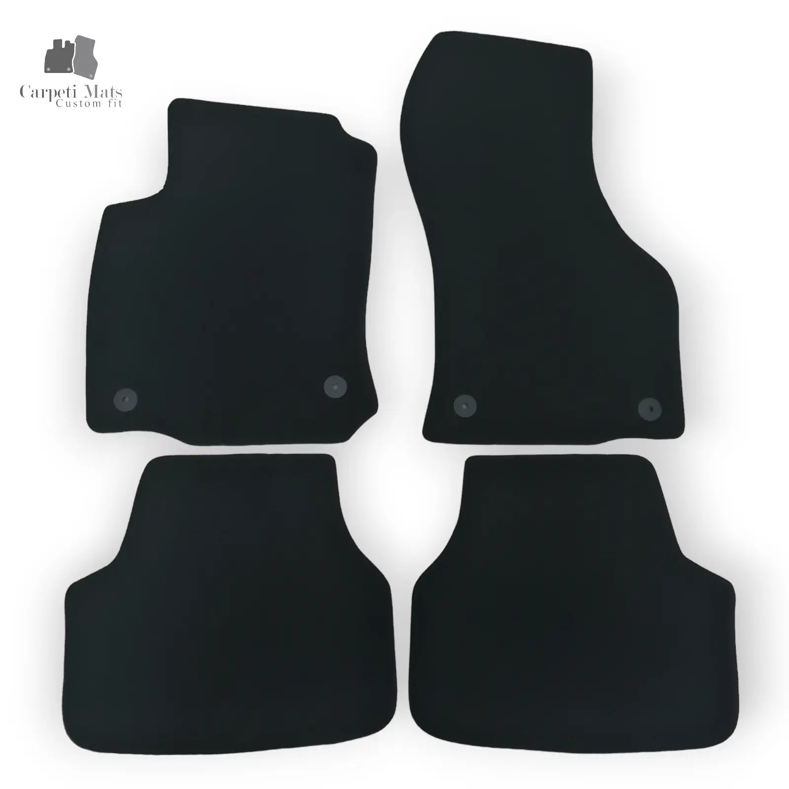 Carpet Car Floor Mats Velour for Skoda Octavia III lim./estate and facelift 2013-2019 5 doors-No logo Car Floor Mats Velour CarpetiMats
