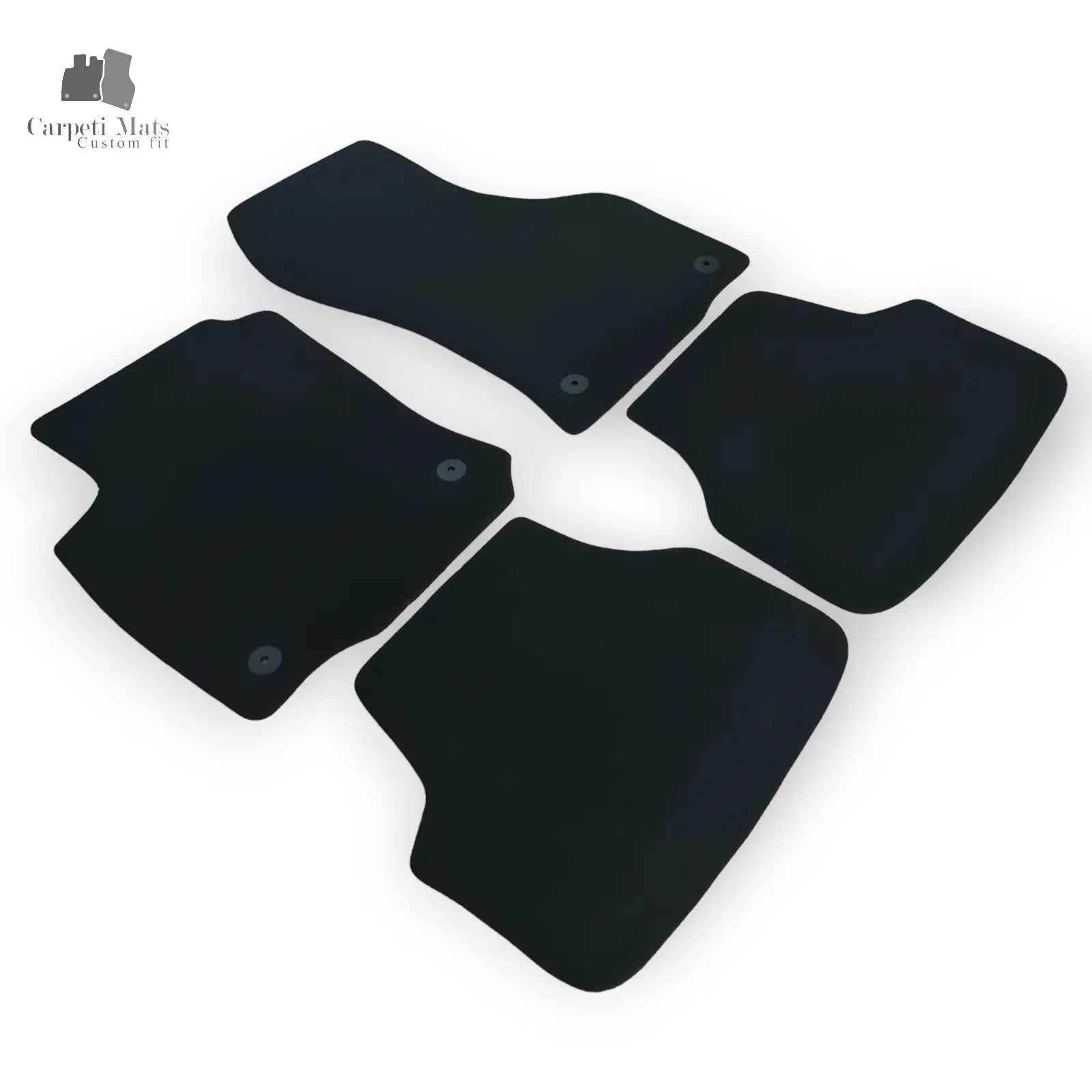 Carpet Car Floor Mats Velour for Skoda Octavia III lim./estate and facelift 2013-2019 5 doors-No logo Car Floor Mats Velour CarpetiMats