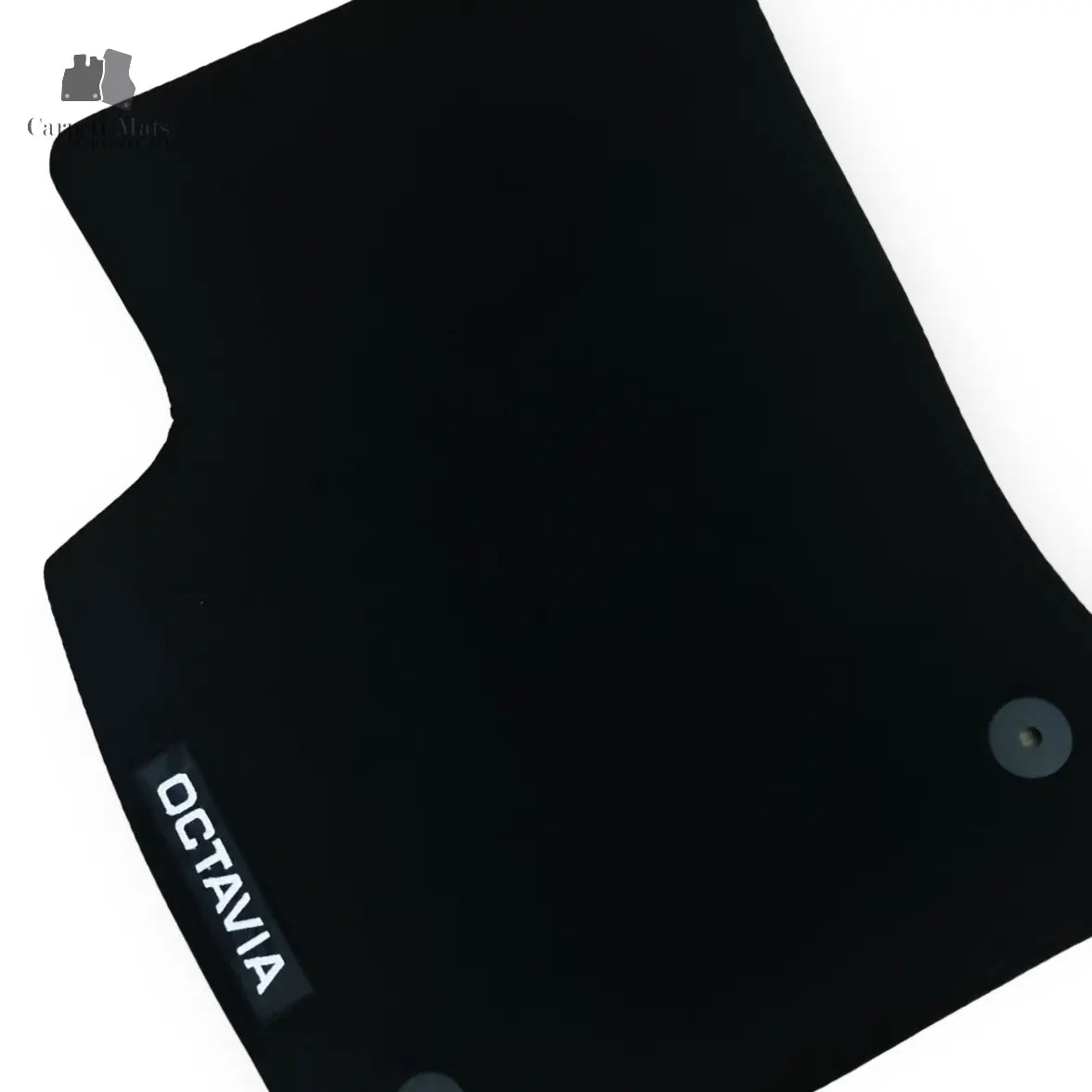 Carpet Car Floor Mats Velour for Skoda Octavia III lim./estate and facelift 2013-2019 5 doors-logo Car Floor Mats Velour CarpetiMats