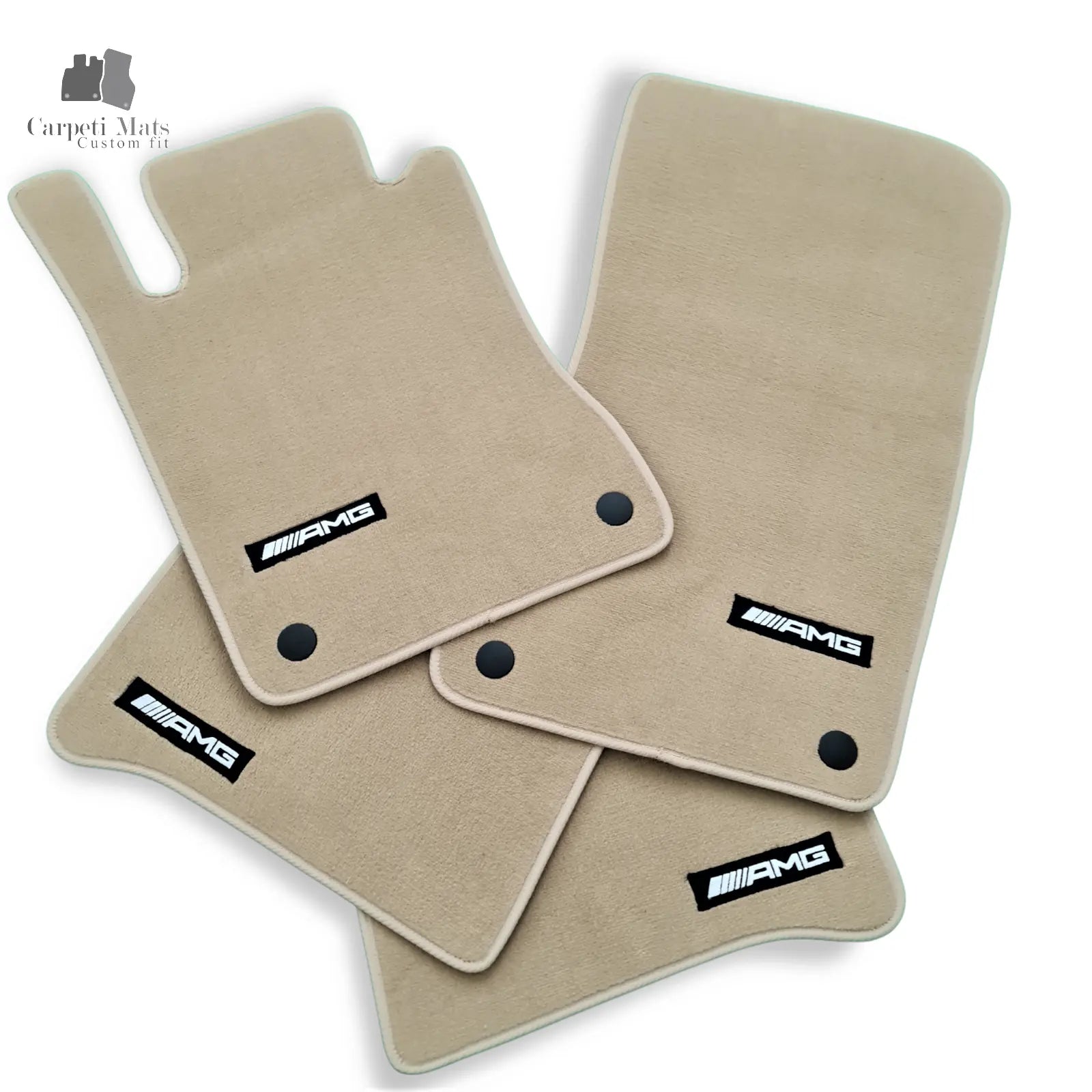 Carpet Car Floor Mats Velour for Mercedes E Class W211 03.2002-01.2009 BEIGE Car Floor Mats Velour CarpetiMats