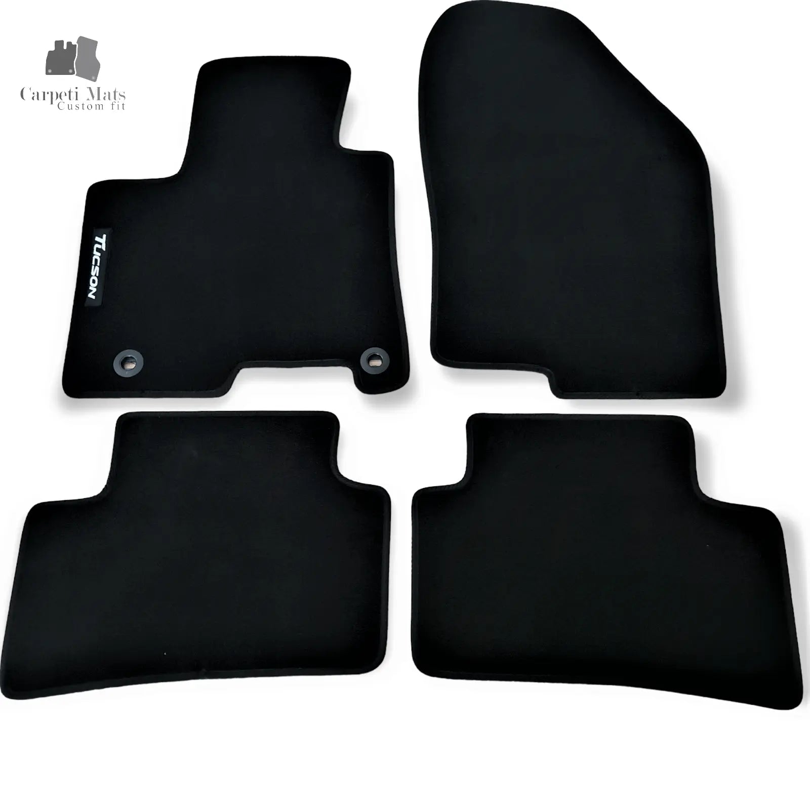Carpet Car Floor Mats Velour for Hyundai Tucson 09.2020-> logo Car Floor Mats Velour CarpetiMats