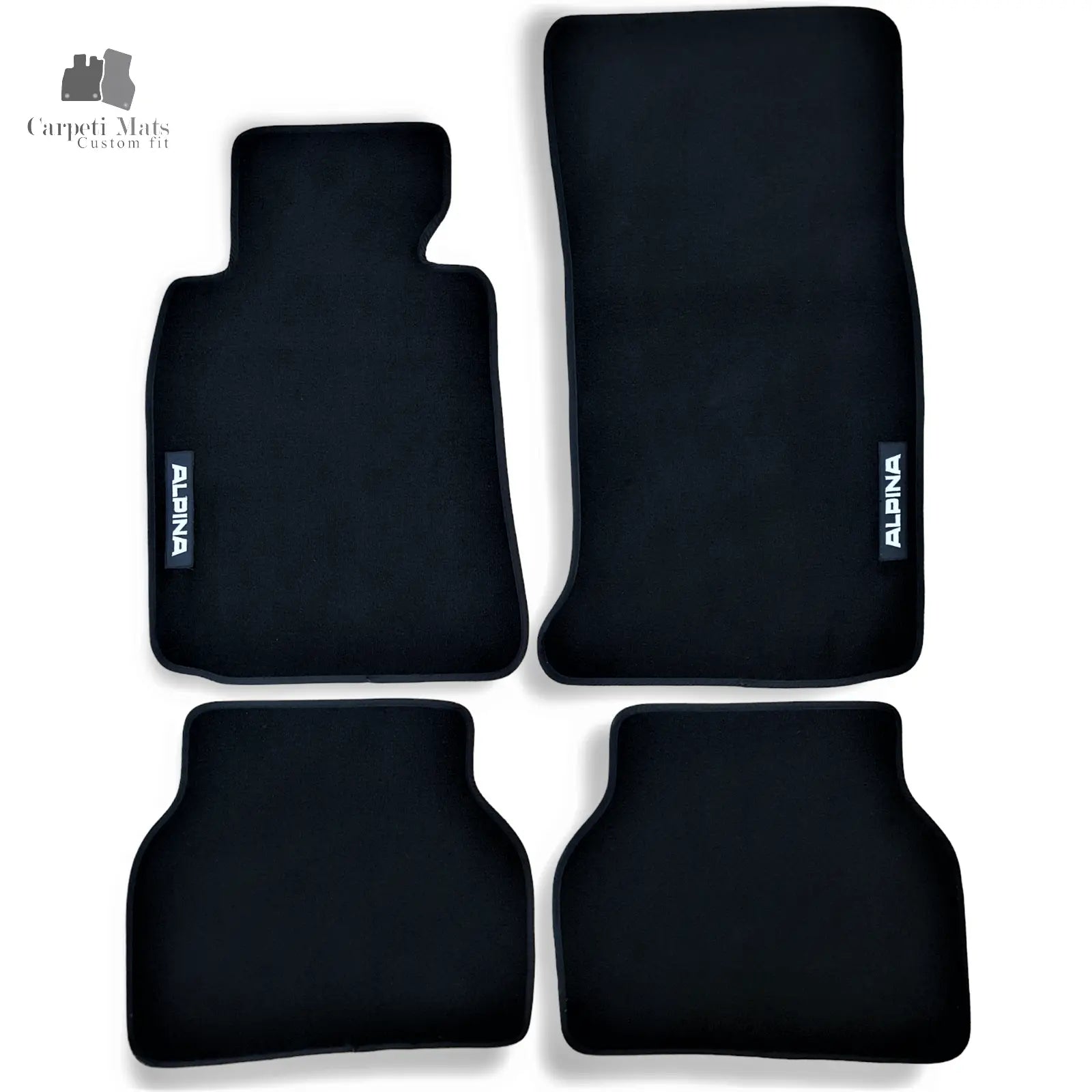 Carpet Car Floor Mats Velour for BMW 5 E39 11.1995-05.2004 ALPINA Car Floor Mats Velour CarpetiMats