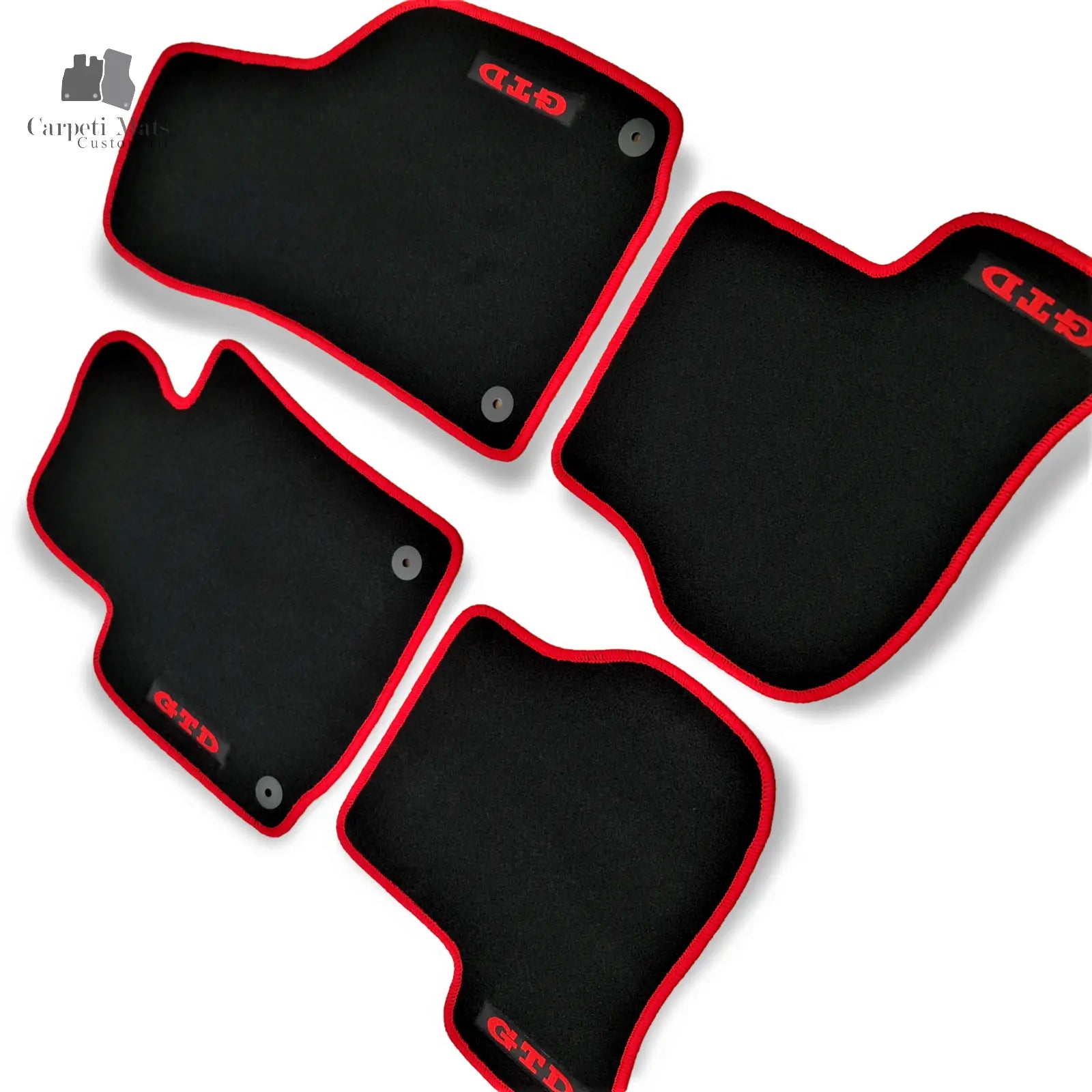 Carpet Car Floor Mats Velour for VW Golf V 10.2003-02.2009 GTD Car Floor Mats Velour CarpetiMats