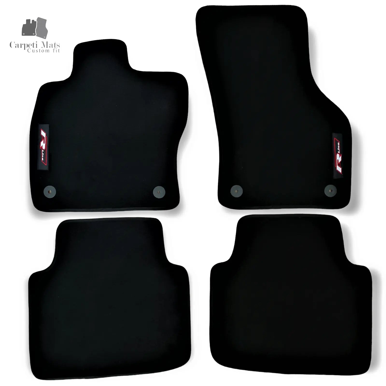 Carpet Car Floor Mats Velour for VW Arteon 03.2017-> R-LINE Car Floor Mats Velour CarpetiMats