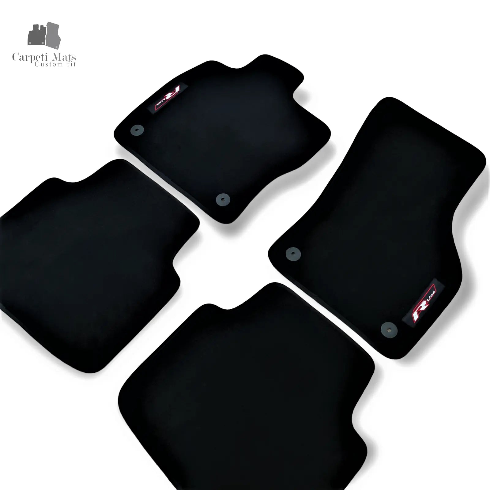 Carpet Car Floor Mats Velour for VW Arteon 03.2017-> R-LINE Car Floor Mats Velour CarpetiMats