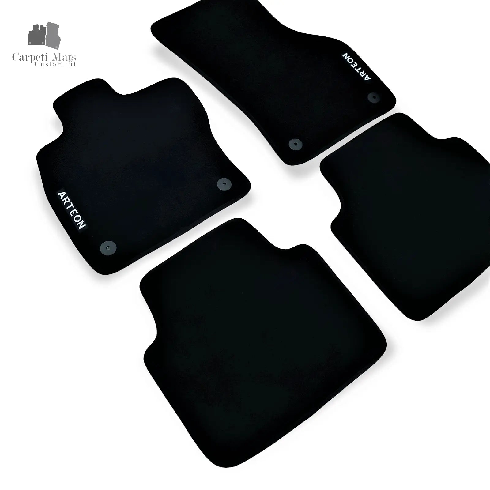 Carpet Car Floor Mats Velour for VW Arteon 03.2017-> logo Car Floor Mats Velour CarpetiMats