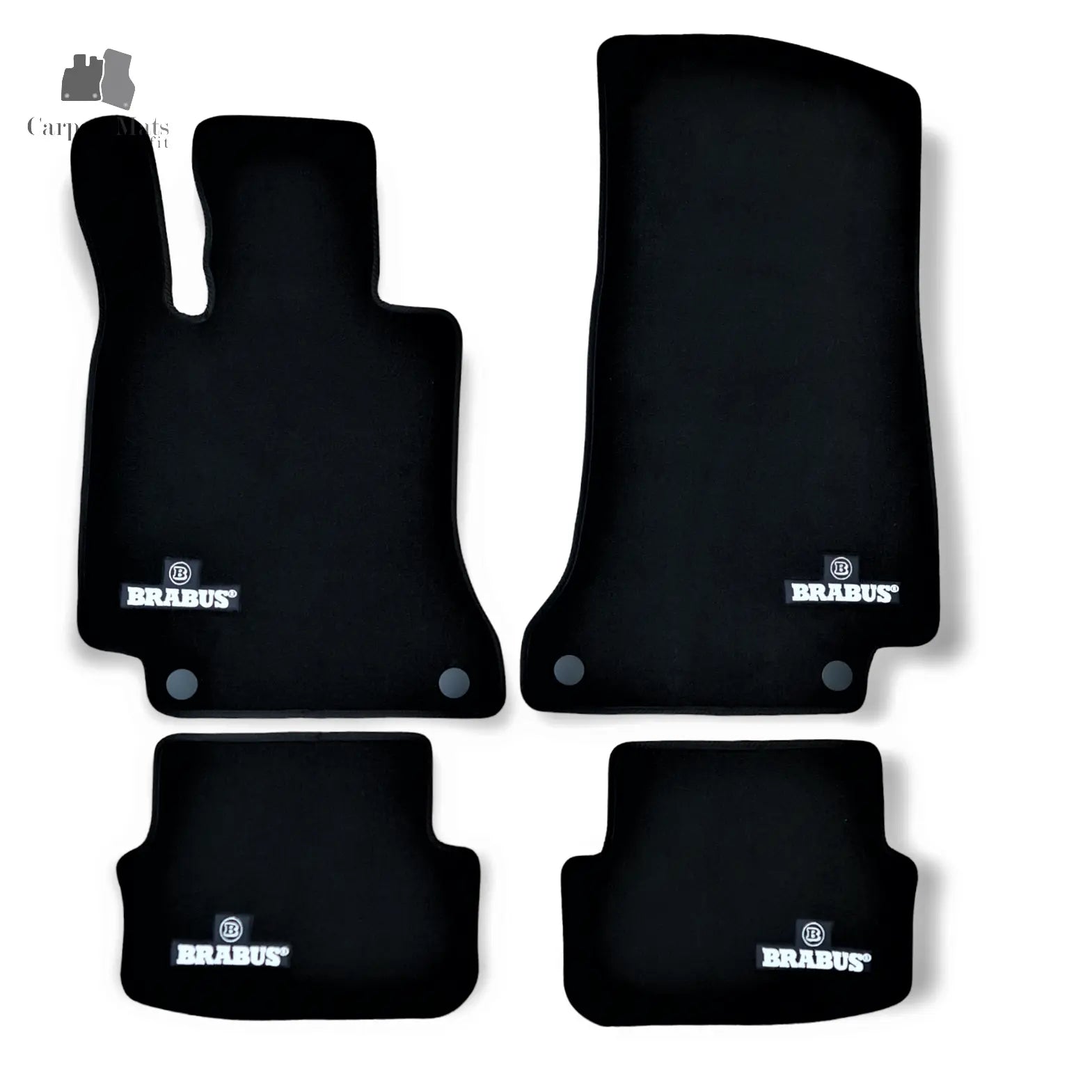 Carpet Car Floor Mats Velour for Mercedes C Class COUPE C205 2015-2021 BRABUS Car Floor Mats Velour CarpetiMats