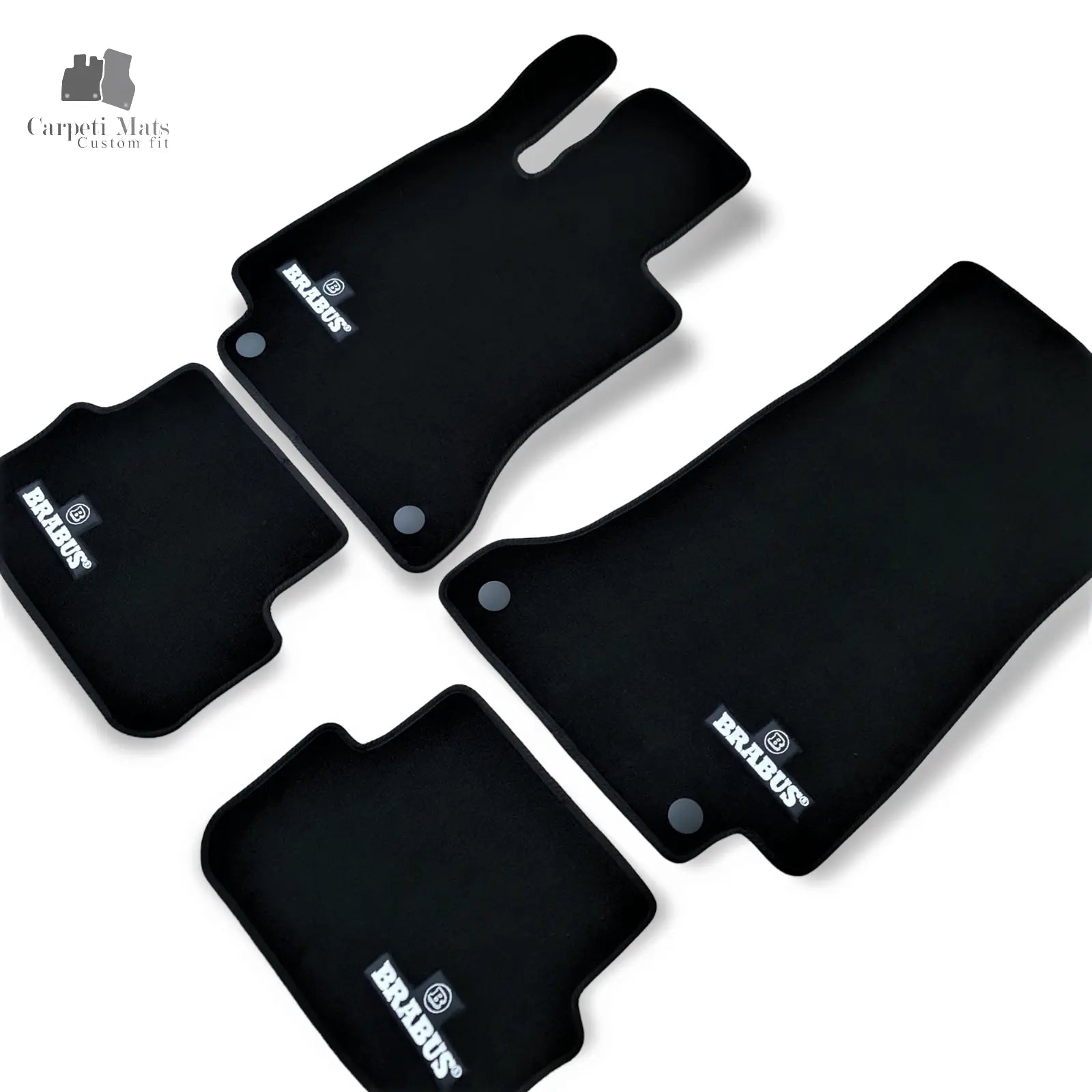 Carpet Car Floor Mats Velour for Mercedes C Class COUPE C205 2015-2021 BRABUS Car Floor Mats Velour CarpetiMats