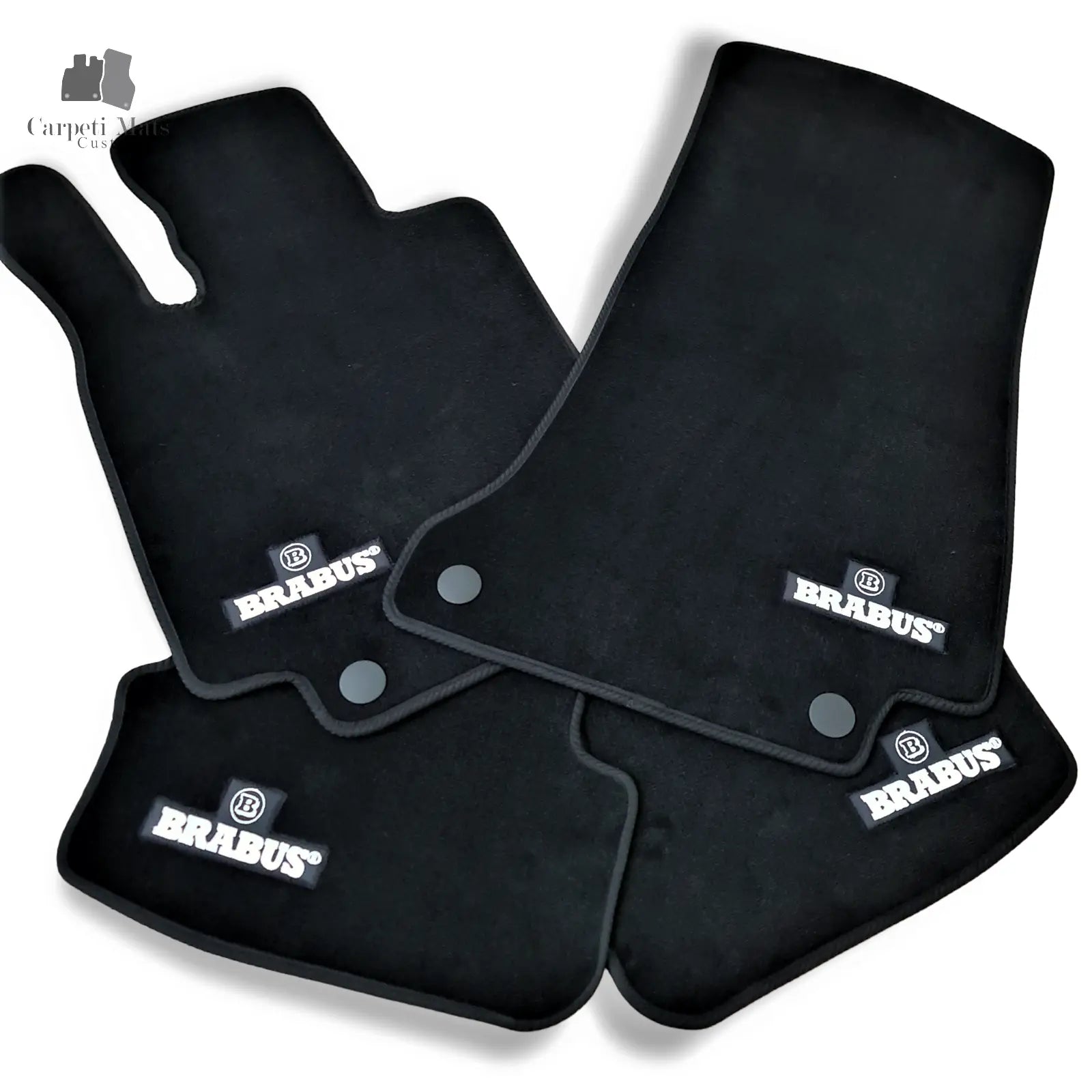 Carpet Car Floor Mats Velour for Mercedes C Class COUPE C205 2015-2021 BRABUS Car Floor Mats Velour CarpetiMats