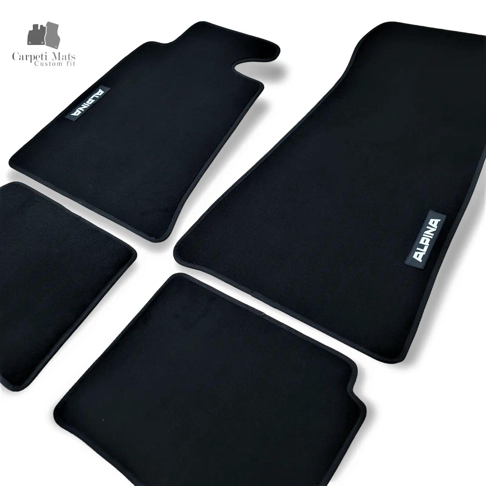 Carpet Car Floor Mats Velour for BMW 5 E34 11.1986-06.1996 ALPINA Car Floor Mats Velour CarpetiMats