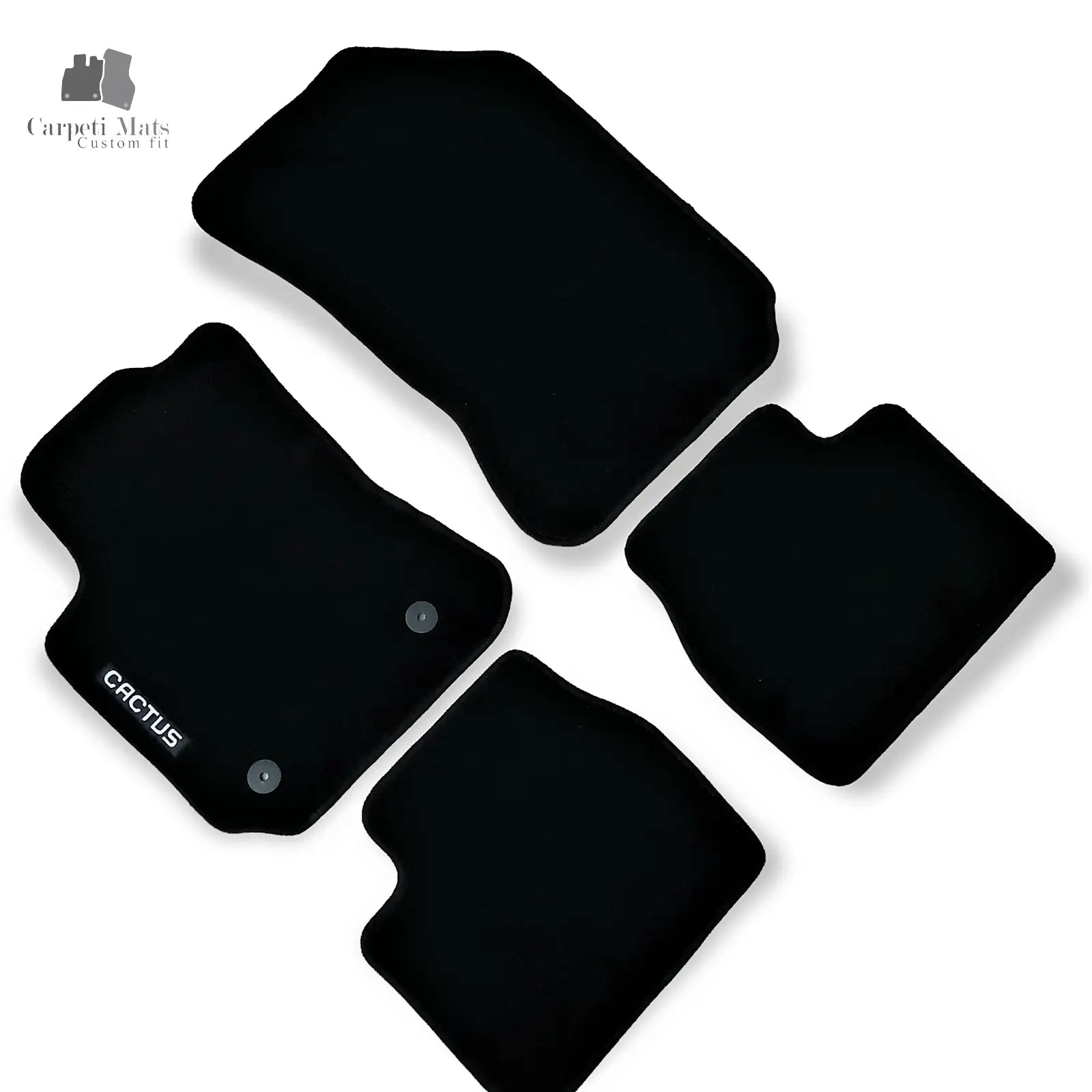 Carpet Car Floor Mats Velour for Citroen C4 Cactus 2014-05.2020 Car Floor Mats Velour CarpetiMats