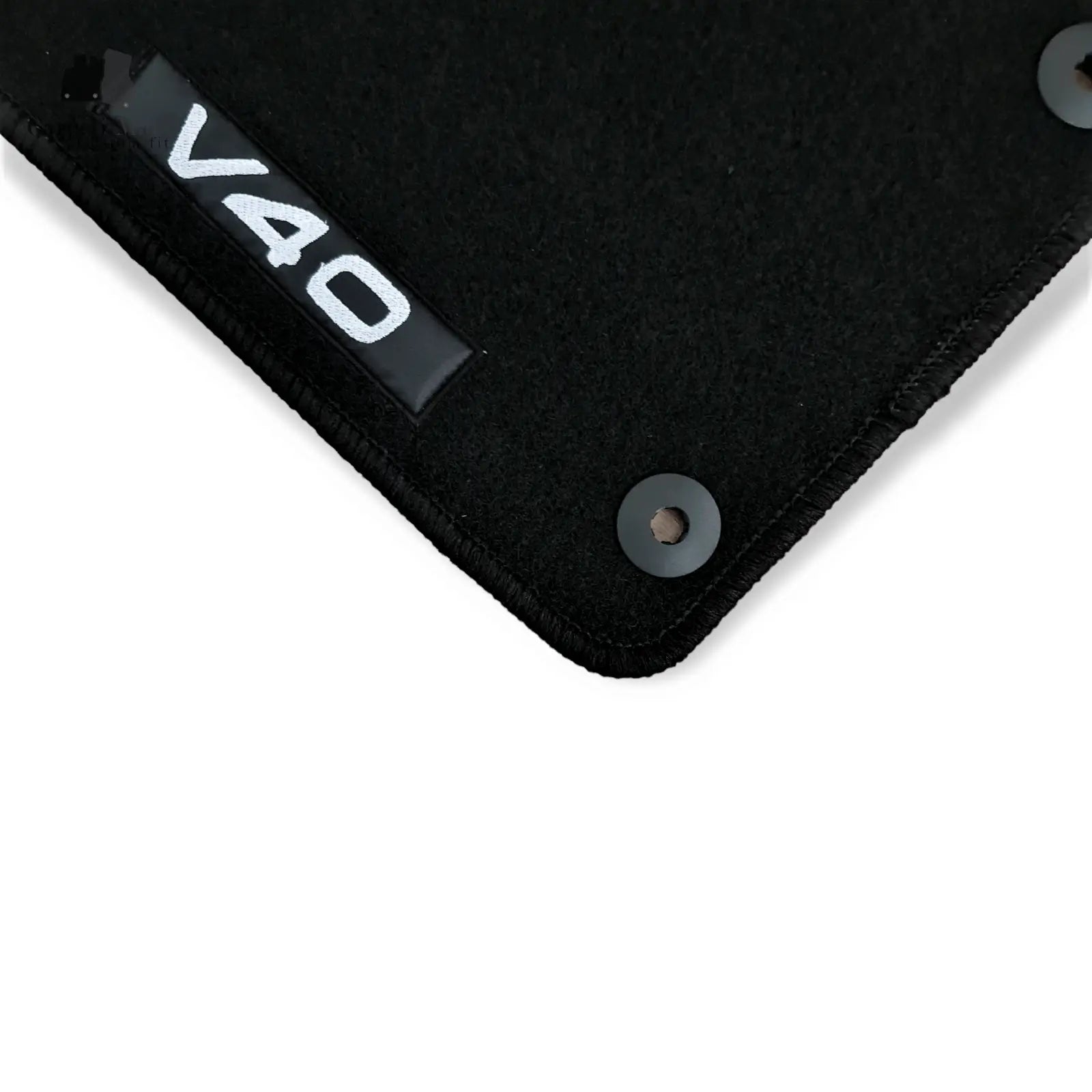 Carpet Car Floor Mats Velour for Volvo V40 01.2012-12.2019 logo Car Floor Mats Velour CarpetiMats