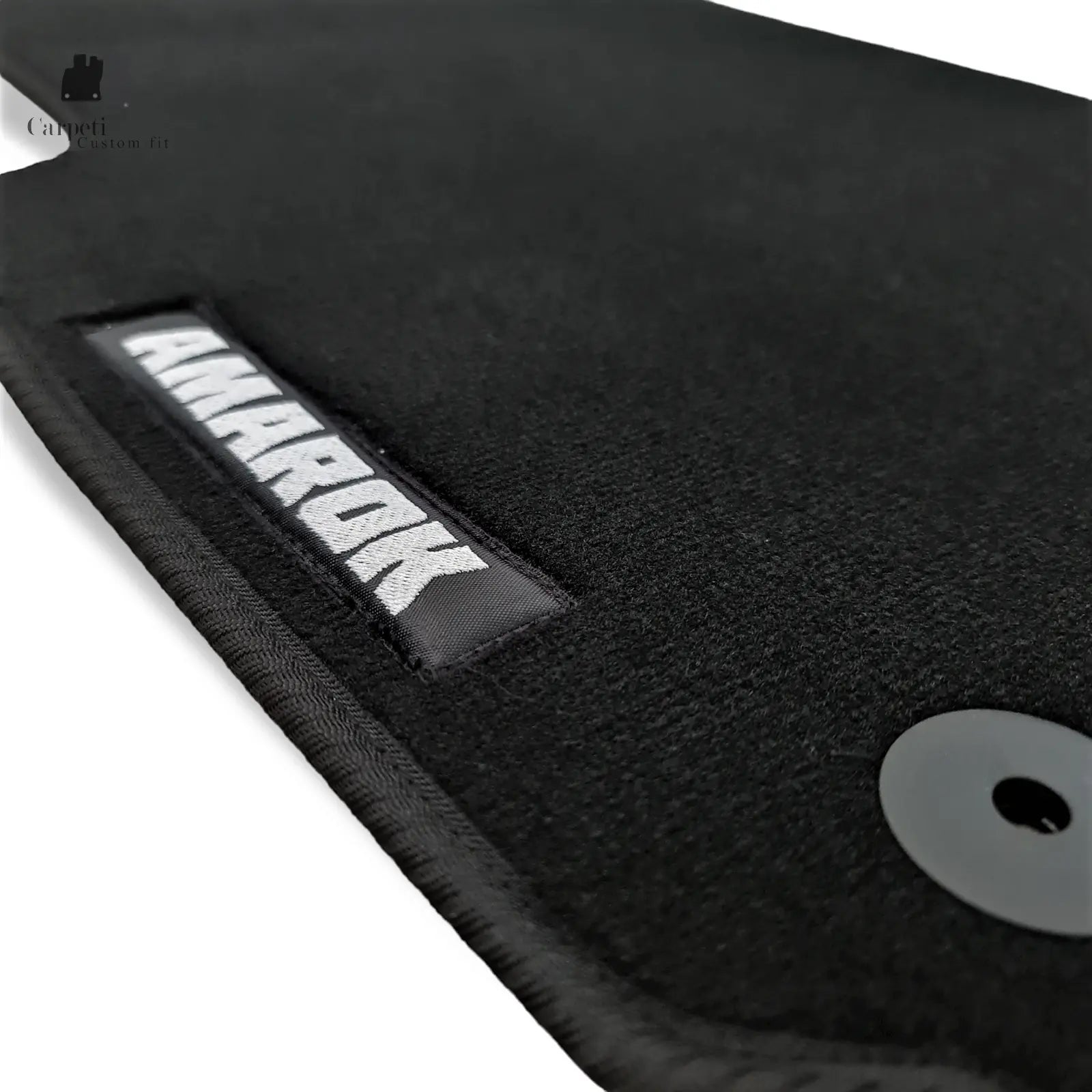 Carpet Car Floor Mats Velour for VW Amaroк 2010-> logo Car Floor Mats Velour CarpetiMats