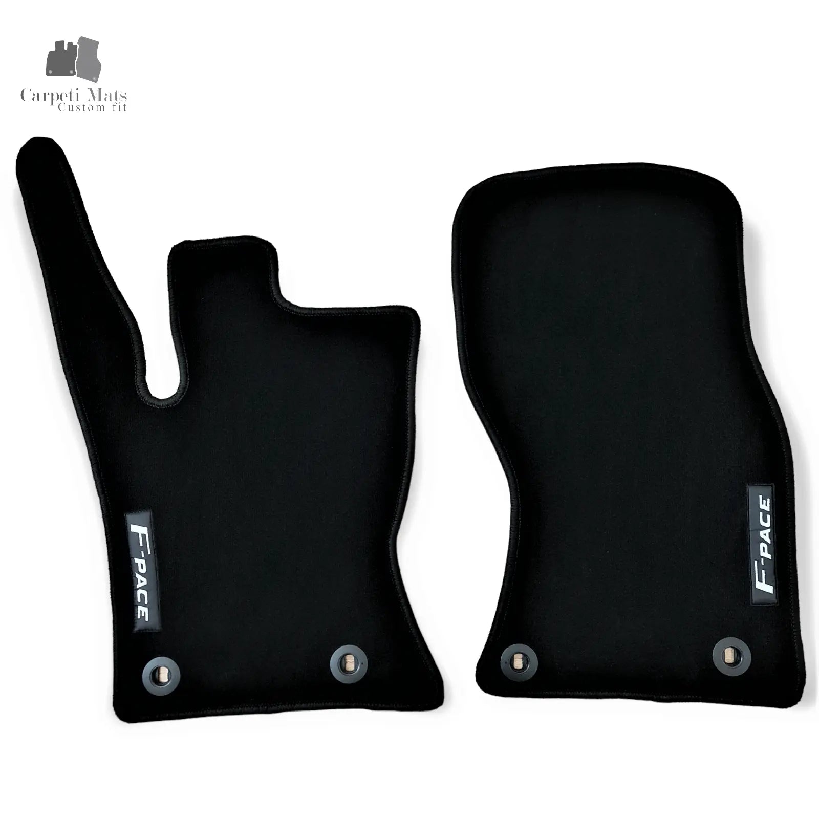 Carpet Car Floor Mats Velour for Jaguar F PACE 2016-> logo Car Floor Mats Velour CarpetiMats