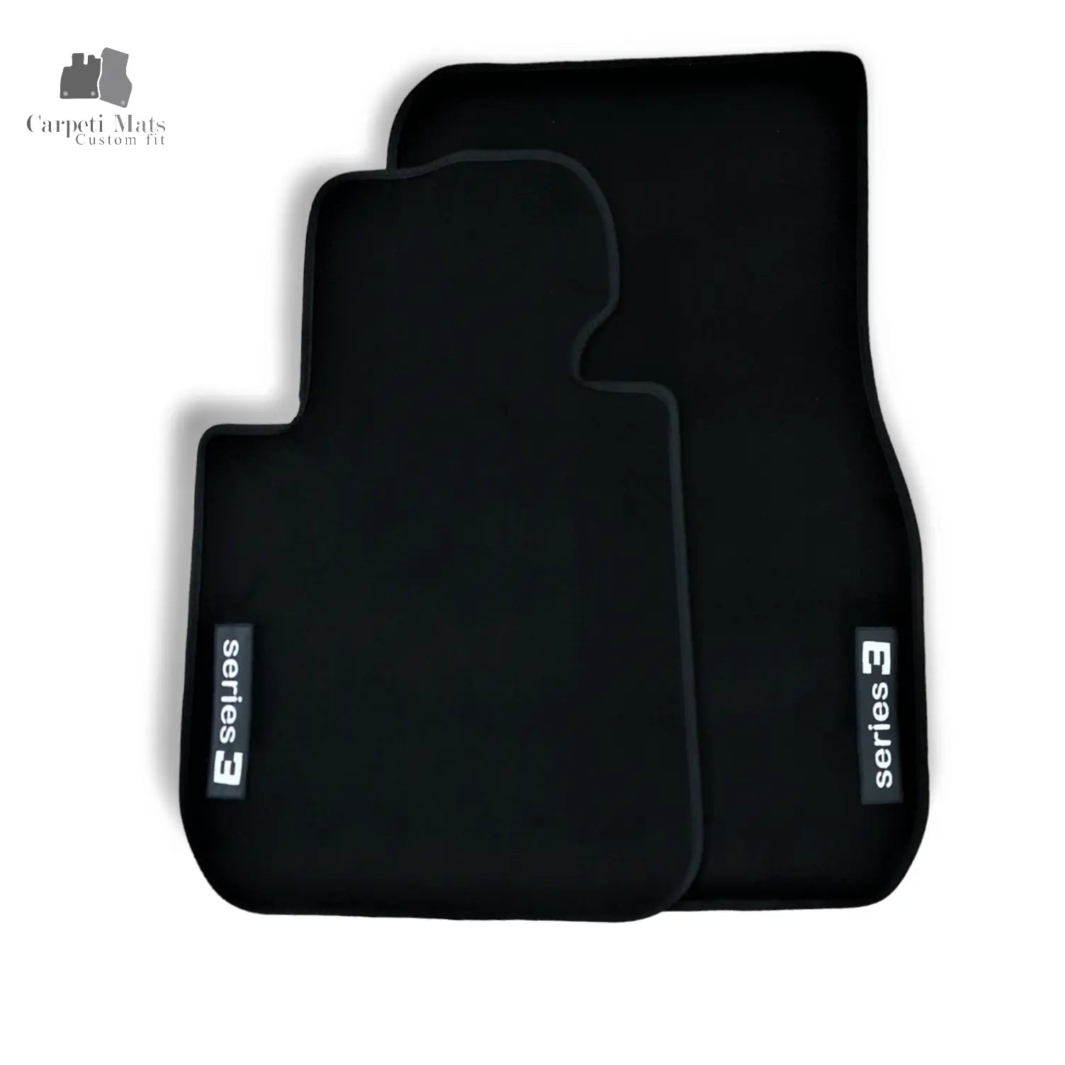 Carpet Car Floor Mats Velour for BMW 3 F30/F31 10.2011-02.2019 logo Car Floor Mats Velour CarpetiMats