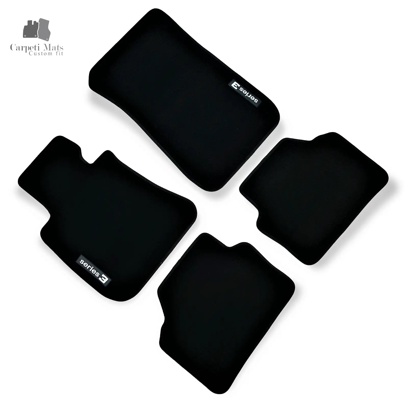 Carpet Car Floor Mats Velour for BMW 3 E90/E91 01.2005-08.2012 logo Car Floor Mats Velour CarpetiMats