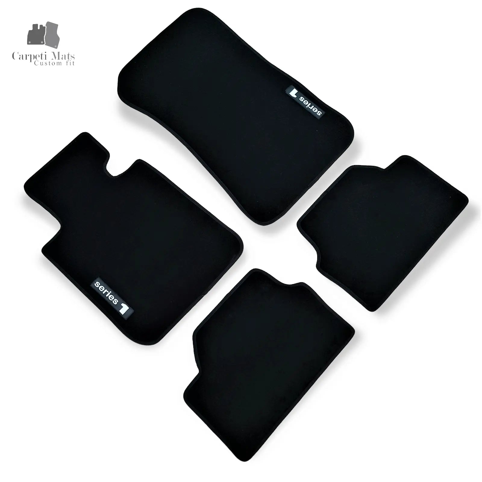Carpet Car Floor Mats Velour for BMW 1 E87/E81 11.2003-09.2012 logo Car Floor Mats Velour CarpetiMats