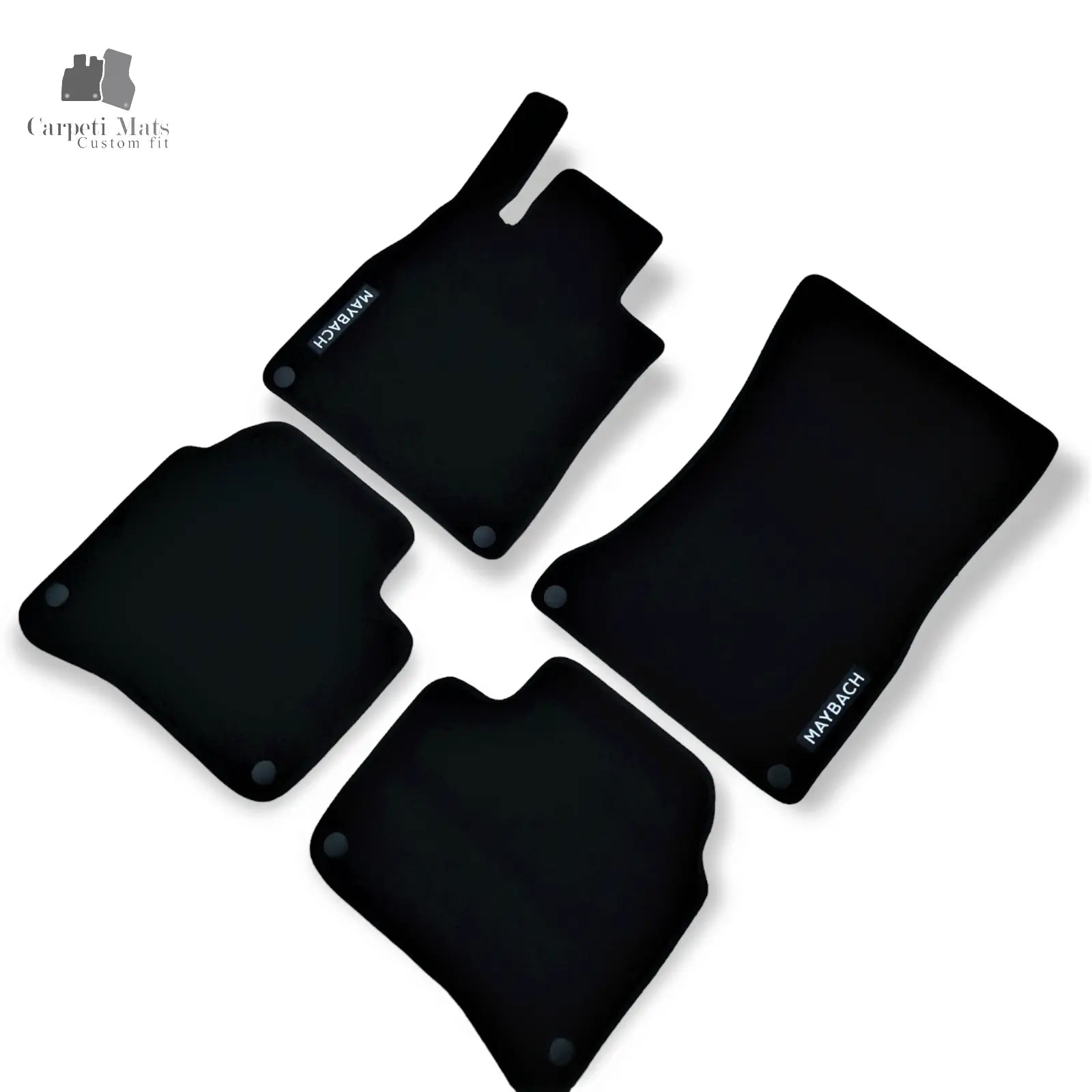 Carpet Car Floor Mats Velour for Mercedes S Class W222 05.2013-09.2020-LONG BASE special Car Floor Mats Velour CarpetiMats