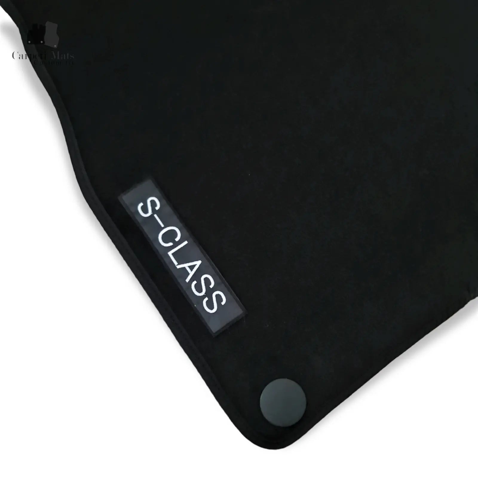 Carpet Car Floor Mats Velour for Mercedes S Class W222 05.2013-09.2020-LONG BASE logo Car Floor Mats Velour CarpetiMats