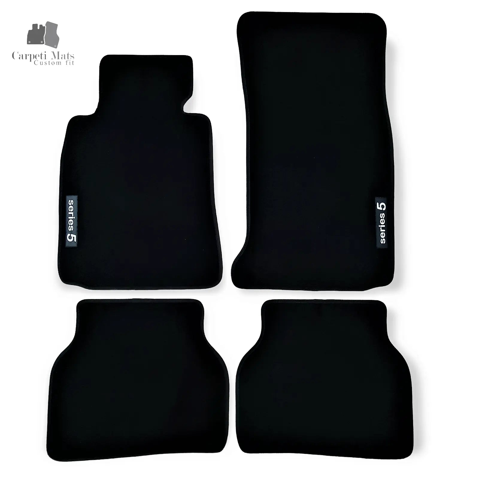 Carpet Car Floor Mats Velour for BMW 5 E39 11.1995-05.2004 logo Car Floor Mats Velour CarpetiMats