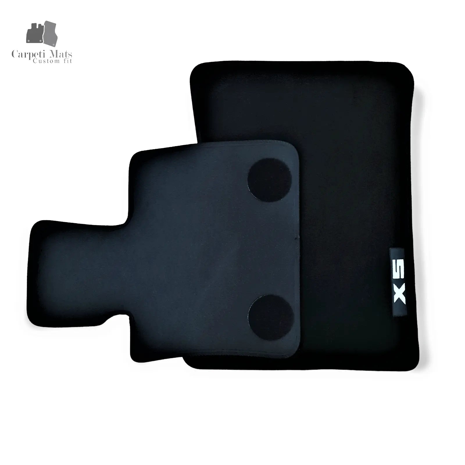 Carpet Car Floor Mats Velour for BMW X5 F15 11.2013-10.2018 logo Car Floor Mats Velour CarpetiMats