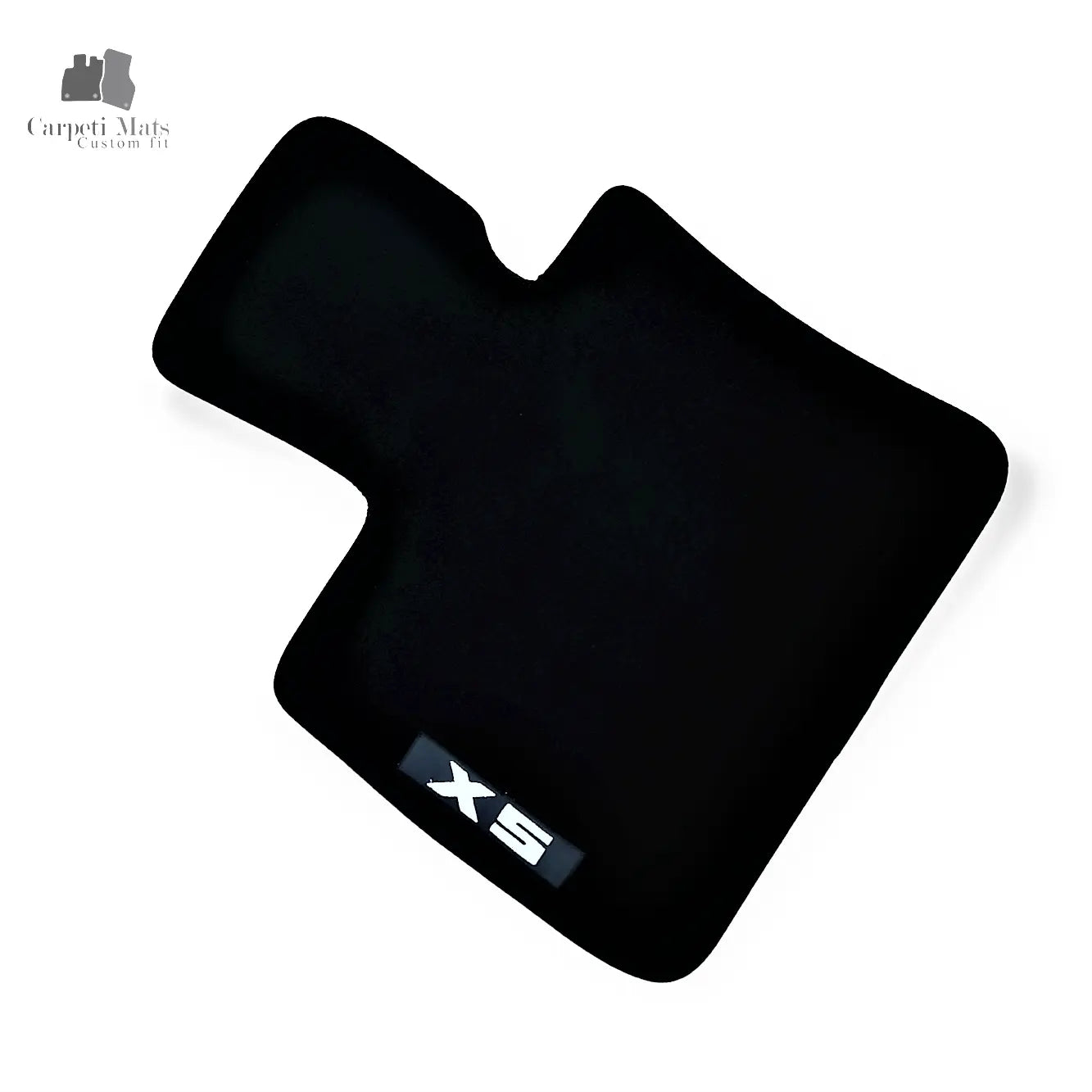 Carpet Car Floor Mats Velour for BMW X5 F15 11.2013-10.2018 logo Car Floor Mats Velour CarpetiMats