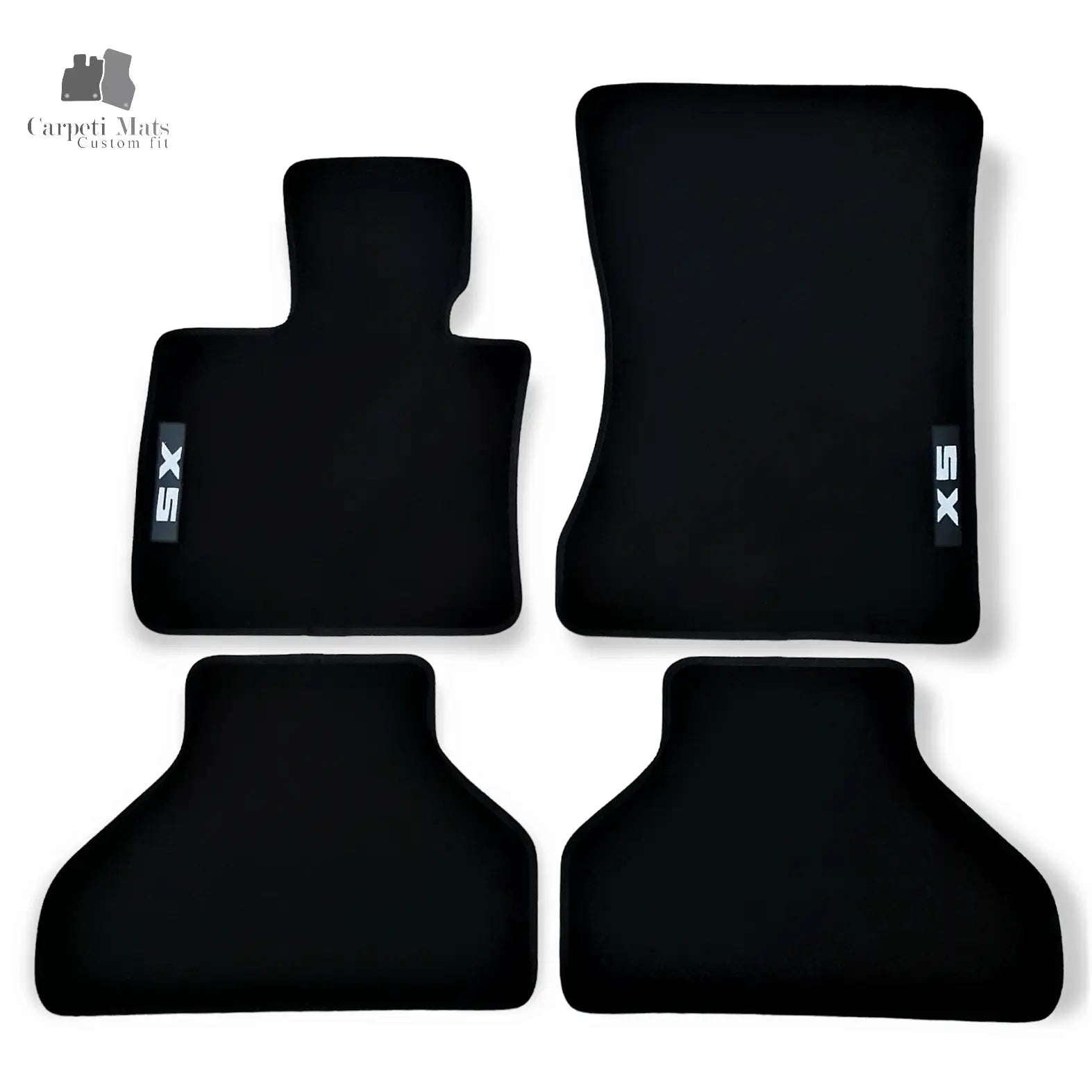 Carpet Car Floor Mats Velour for BMW X5 E70 07.2006-06.2013 logo Car Floor Mats Velour CarpetiMats