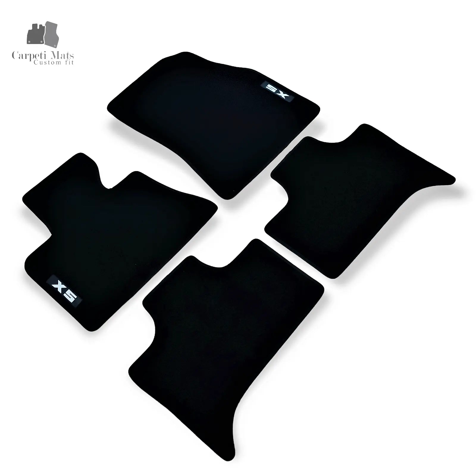 Carpet Car Floor Mats Velour for BMW X5 E53 09.1999-09.2006 logo Car Floor Mats Velour CarpetiMats