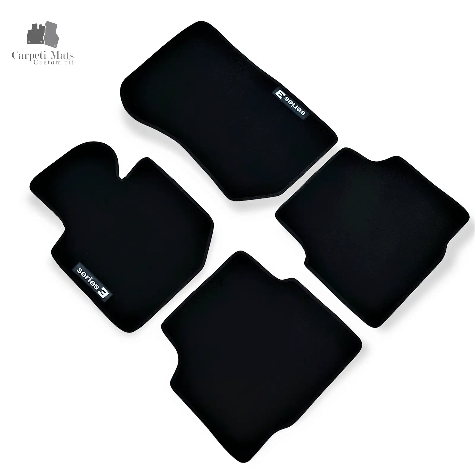 Carpet Car Floor Mats Velour for BMW 3 E36 09.1990-08.2000 logo Car Floor Mats Velour CarpetiMats