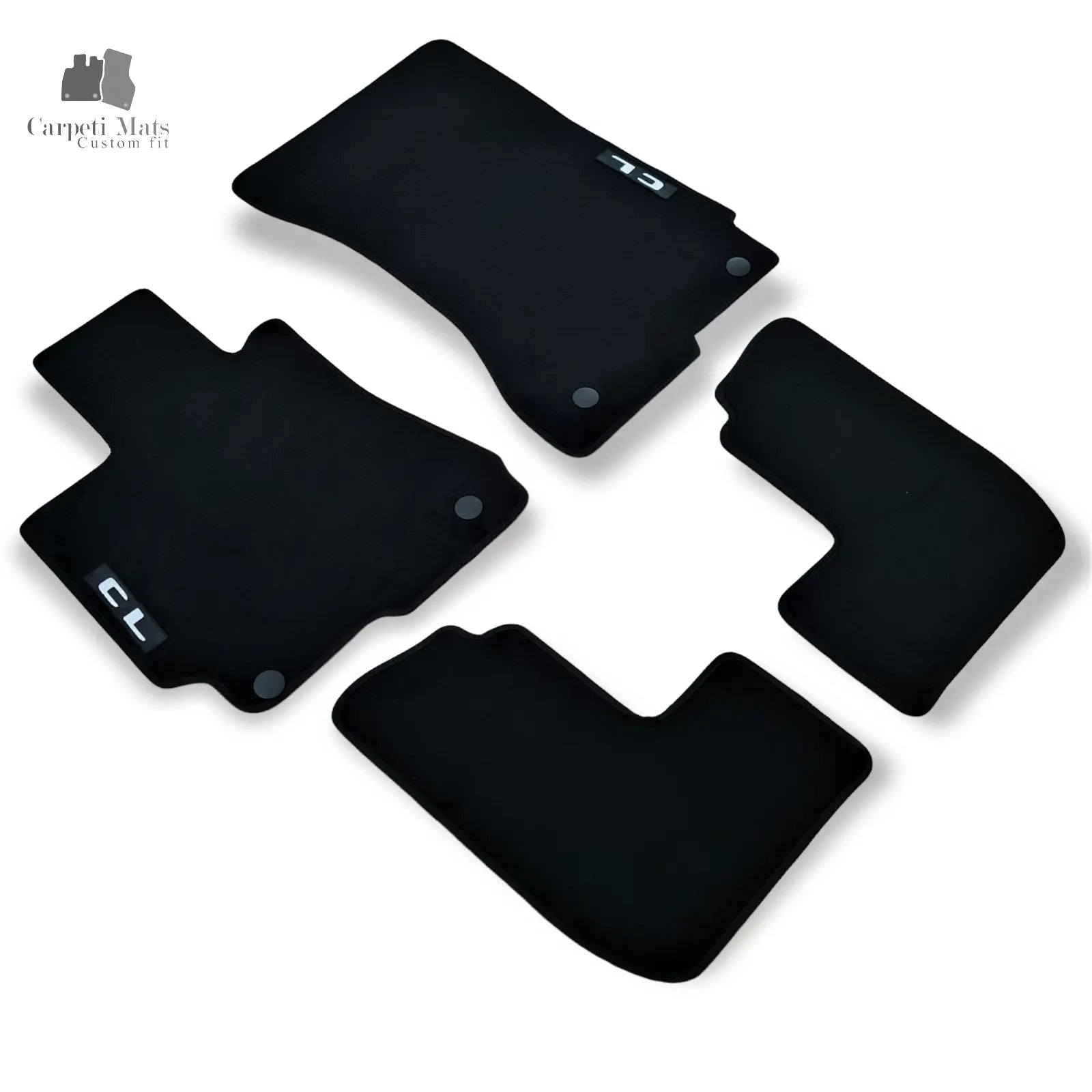 Carpet Car Floor Mats Velour for Mercedes CL C216 2006-2014 logo Car Floor Mats Velour CarpetiMats