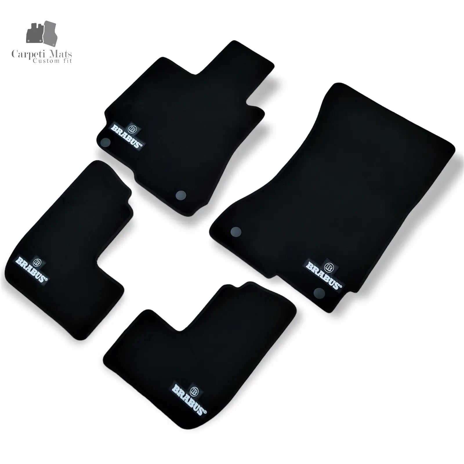 Carpet Car Floor Mats Velour for Mercedes CL C216 2006-2014 BRABUS Car Floor Mats Velour CarpetiMats