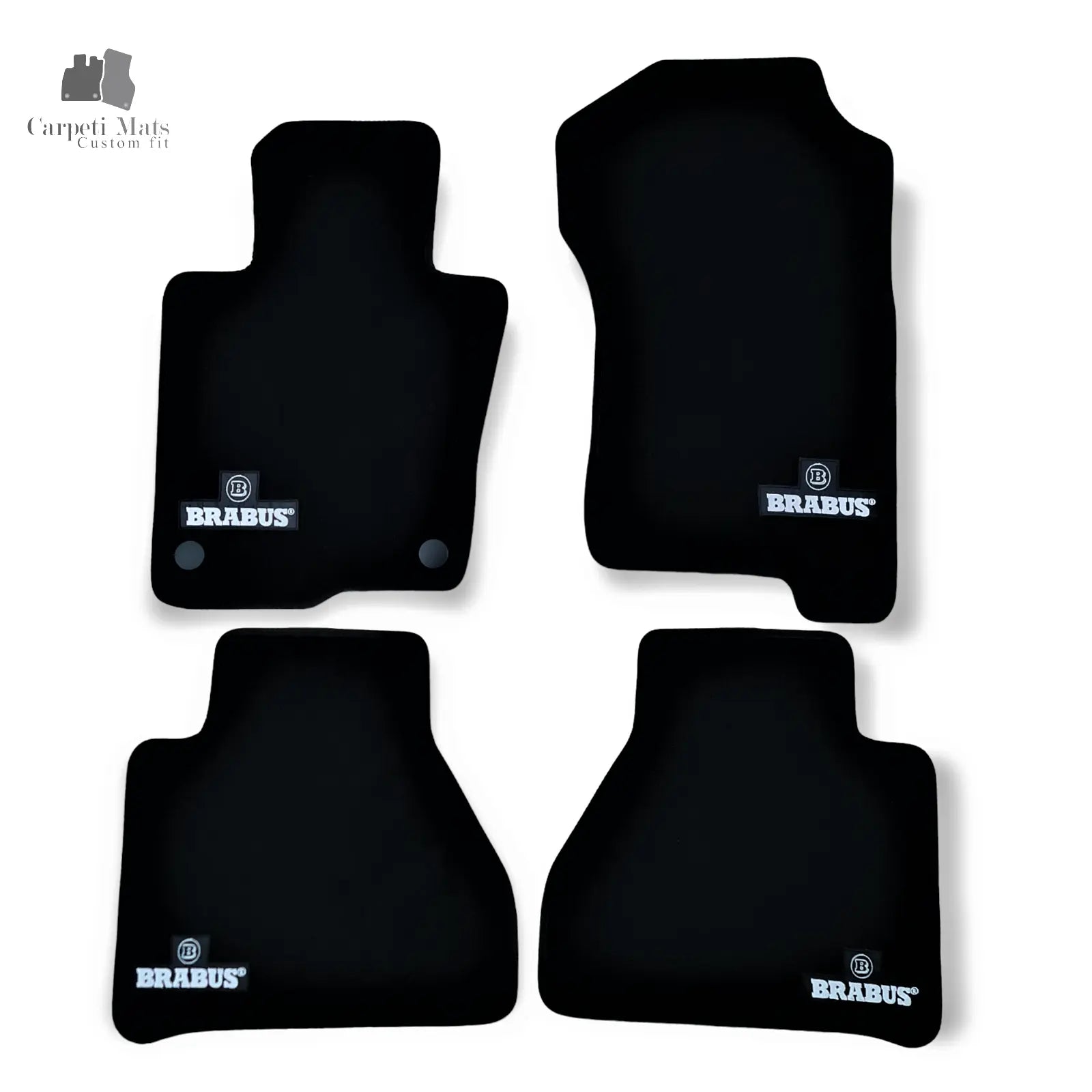 Carpet Car Floor Mats Velour for Mercedes X Class X-200 W470 11.2017-05.2020 BRABUS Car Floor Mats Velour CarpetiMats