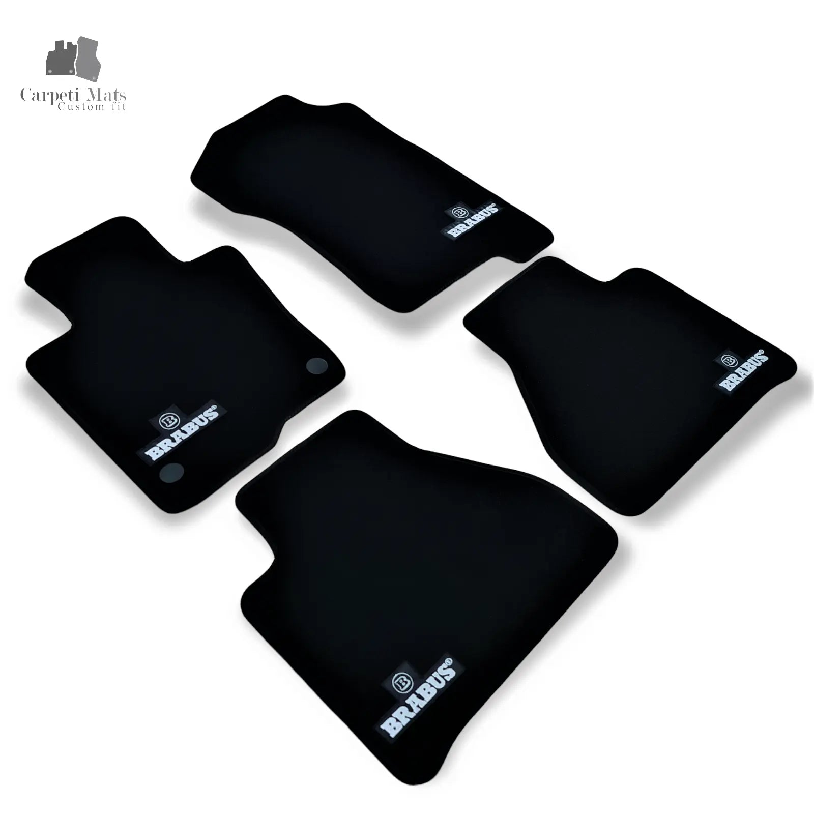 Carpet Car Floor Mats Velour for Mercedes X Class X-200 W470 11.2017-05.2020 BRABUS Car Floor Mats Velour CarpetiMats