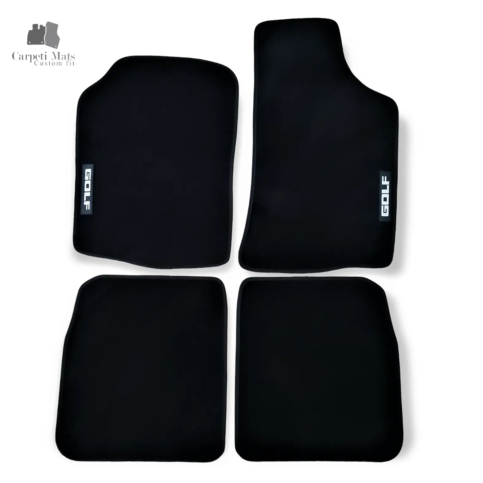 Carpet Car Floor Mats Velour for VW Golf I 1974-1983 logo Car Floor Mats Velour CarpetiMats
