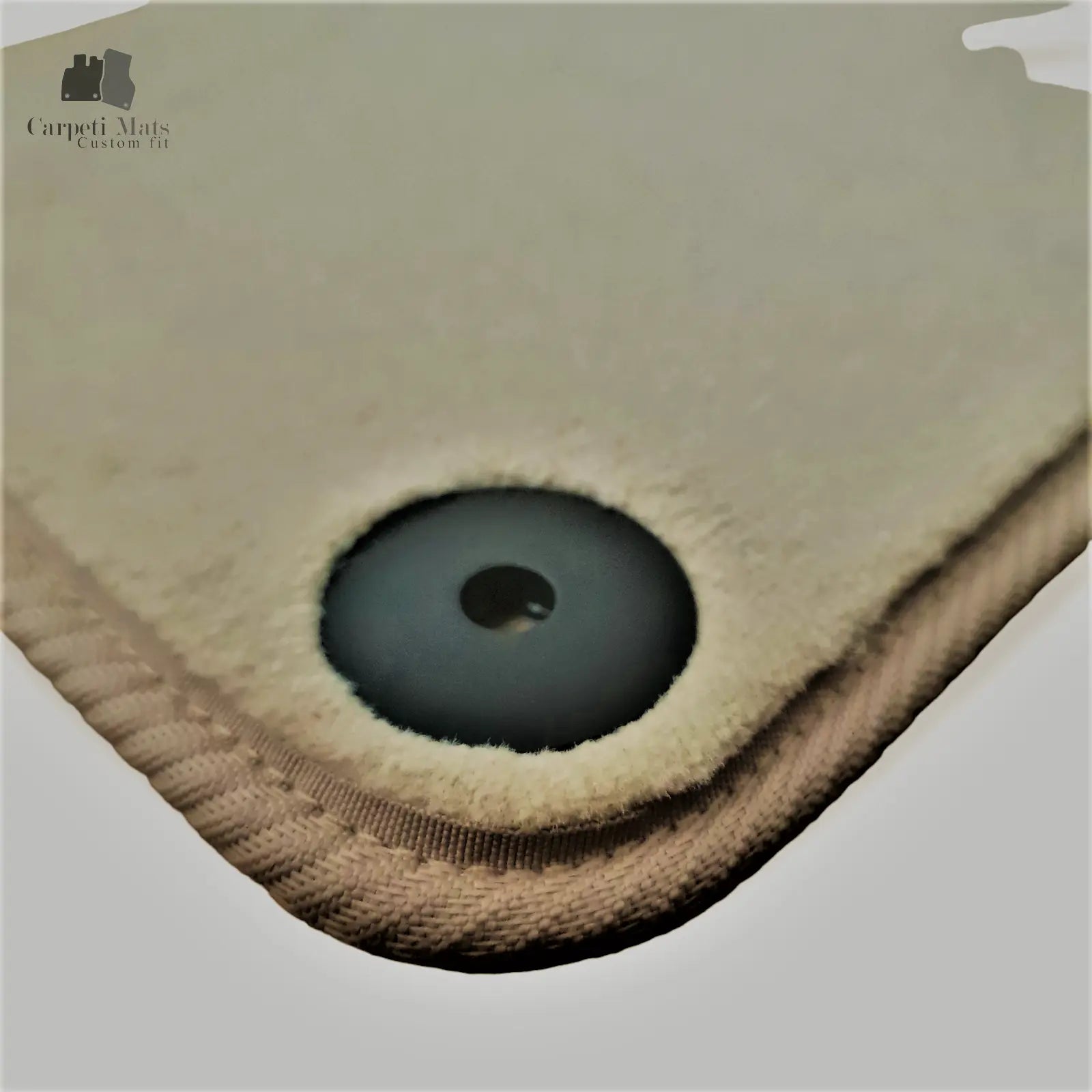 Carpet Car Floor Mats Velour for Mercedes S Class W222 05.2013-09.2020-SHORT BASE BEIGE Car Floor Mats Velour CarpetiMats