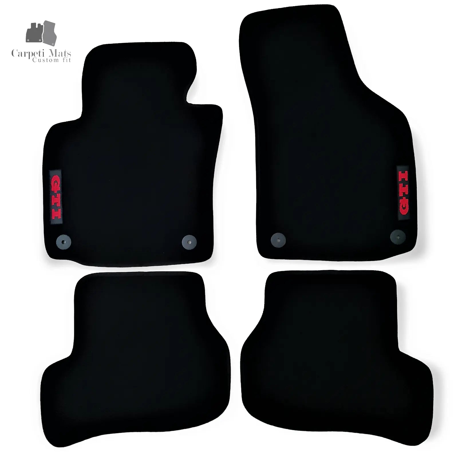 Carpet Car Floor Mats Velour for VW Golf VI 10.2008-11.2013 GTI Car Floor Mats Velour CarpetiMats