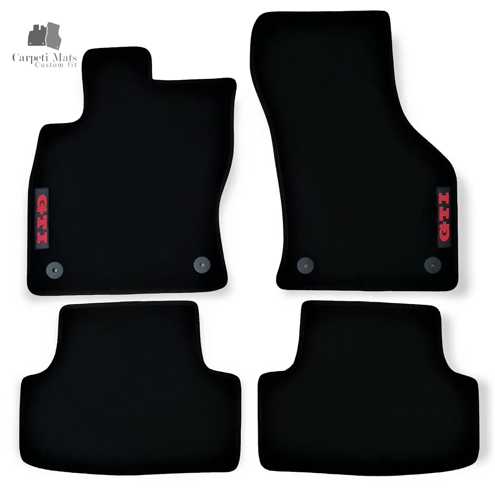 Carpet Car Floor Mats Velour for VW Golf VIII 12.2019-> GTI Car Floor Mats Velour CarpetiMats