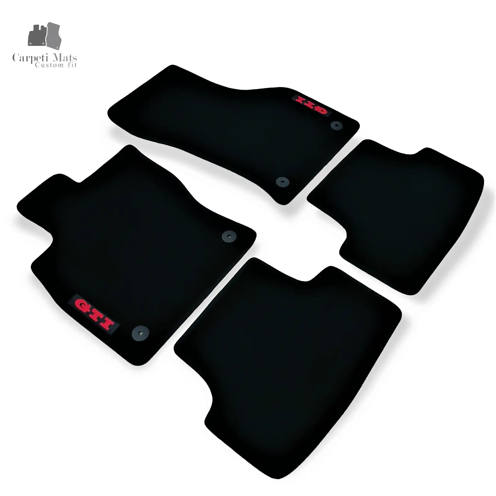 Carpet Car Floor Mats Velour for VW Golf VII 4motion 11.2012-05.2020 GTI Car Floor Mats Velour CarpetiMats