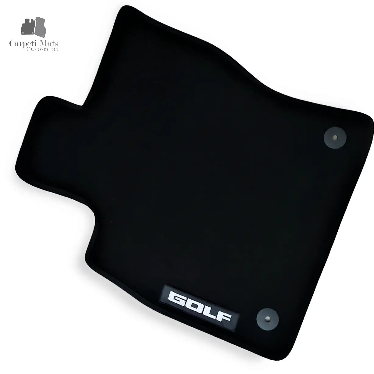 Carpet Car Floor Mats Velour for VW Golf VII 4motion 11.2012-05.2020 logo Car Floor Mats Velour CarpetiMats