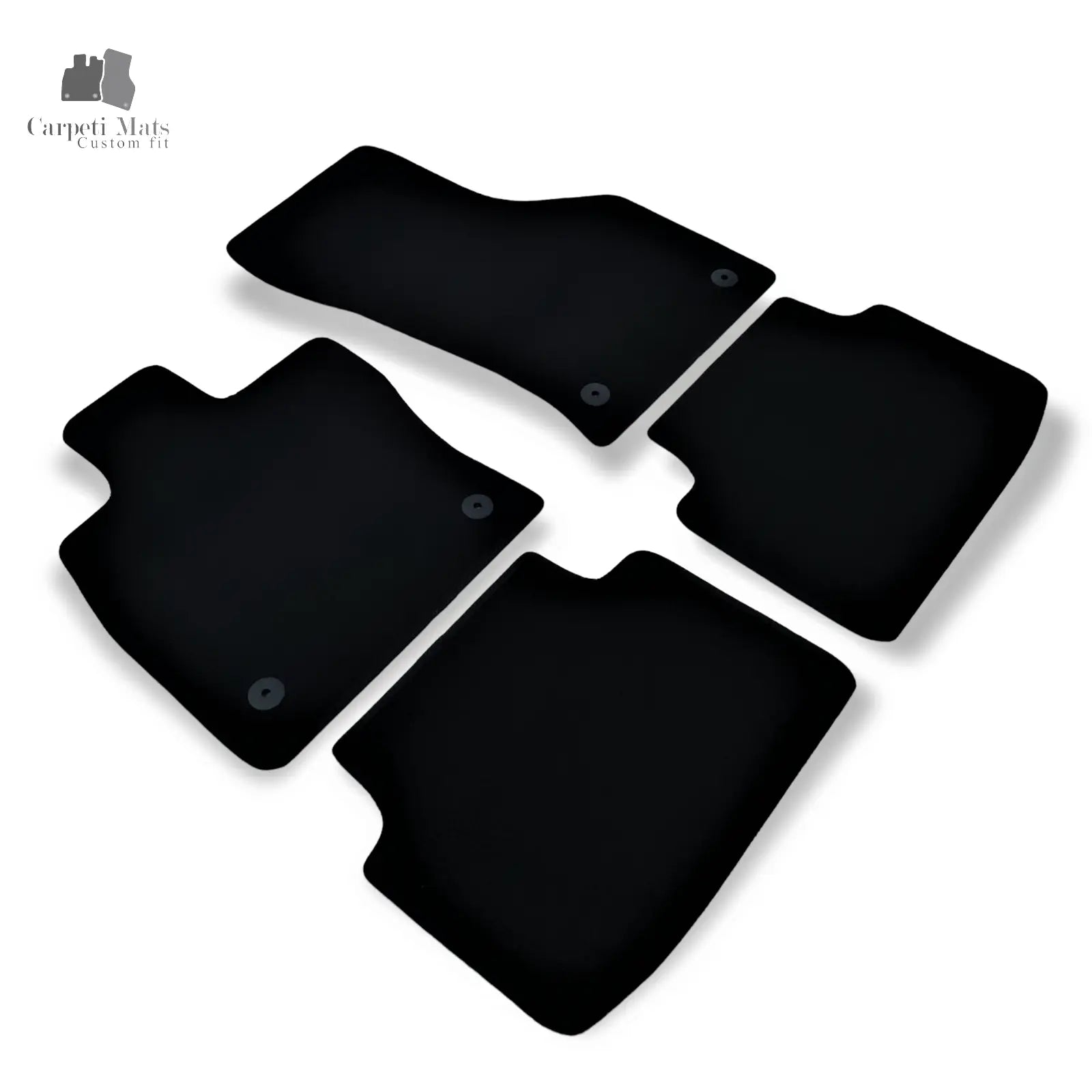 Carpet Car Floor Mats Velour for VW Passat B8 (estate and lim. and automatic) 11.2014-> Car Floor Mats Velour CarpetiMats