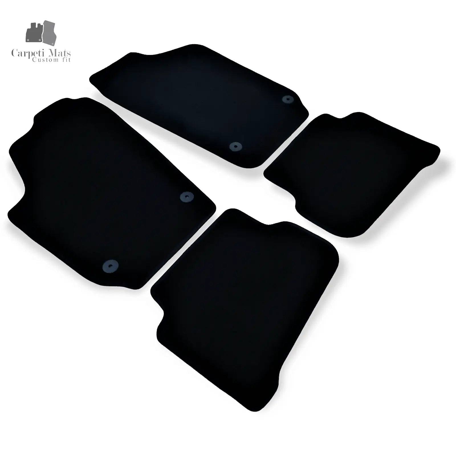 Carpet Car Floor Mats Velour for VW Polo 06.2009-09.2017 Car Floor Mats Velour CarpetiMats