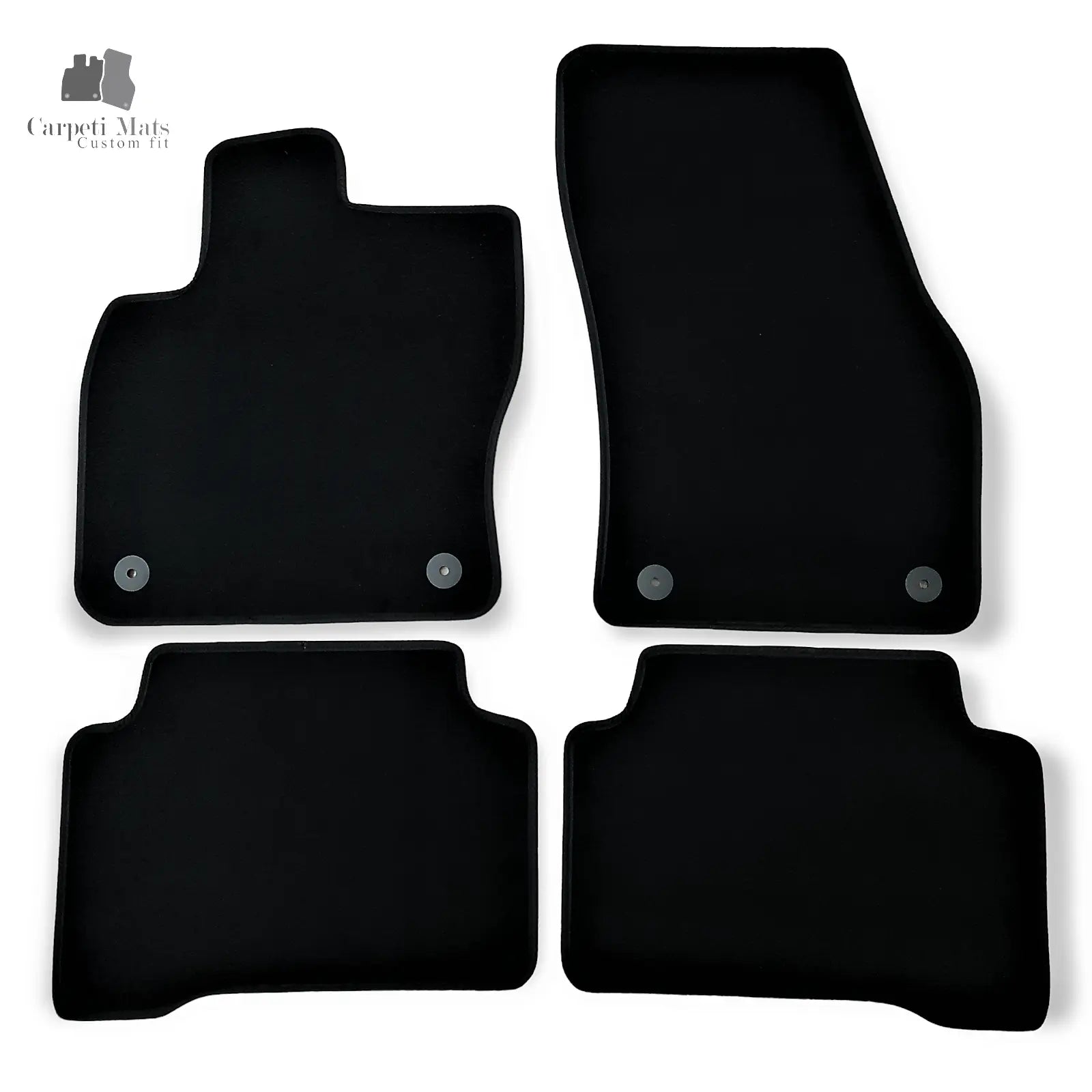 Carpet Car Floor Mats Velour for VW Touran 10.2015-> Car Floor Mats Velour CarpetiMats