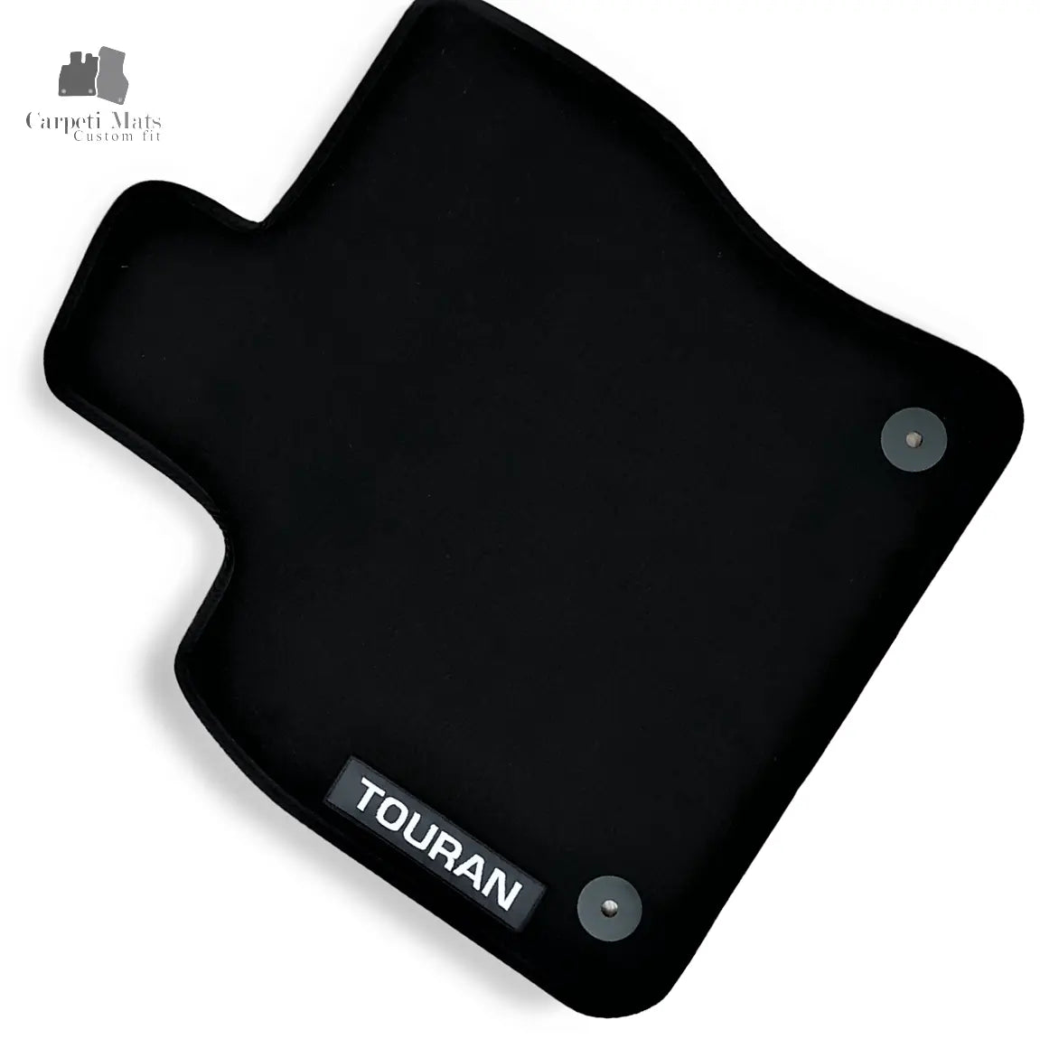 Carpet Car Floor Mats Velour for VW Touran 10.2015-> logo Car Floor Mats Velour CarpetiMats