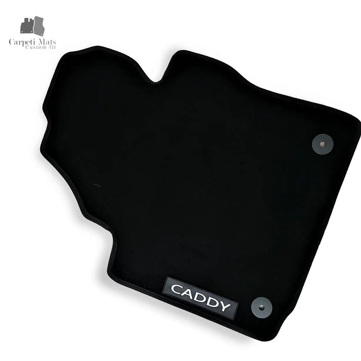 Carpet Car Floor Mats Velour for VW Caddy 2004-/2010->/Caddy facelift 2015-01.2020/Caddy Cross 2013-01.2020 logo Car Floor Mats Velour CarpetiMats