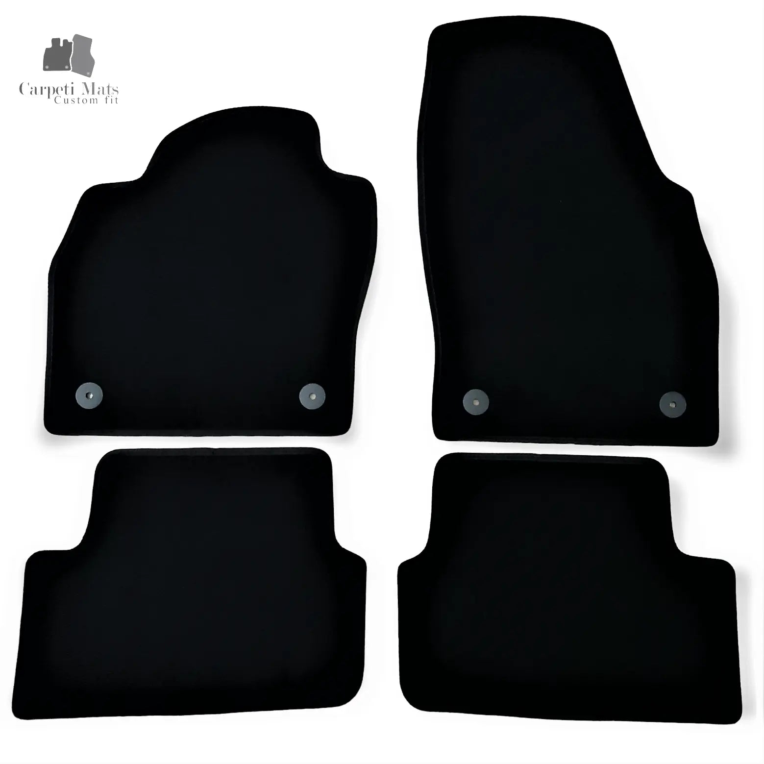 Carpet Car Floor Mats Velour for VW Polo 10.2017-> Car Floor Mats Velour CarpetiMats