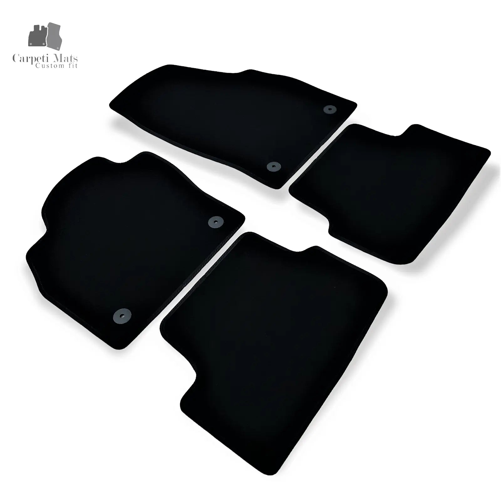 Carpet Car Floor Mats Velour for VW Polo 10.2017-> Car Floor Mats Velour CarpetiMats