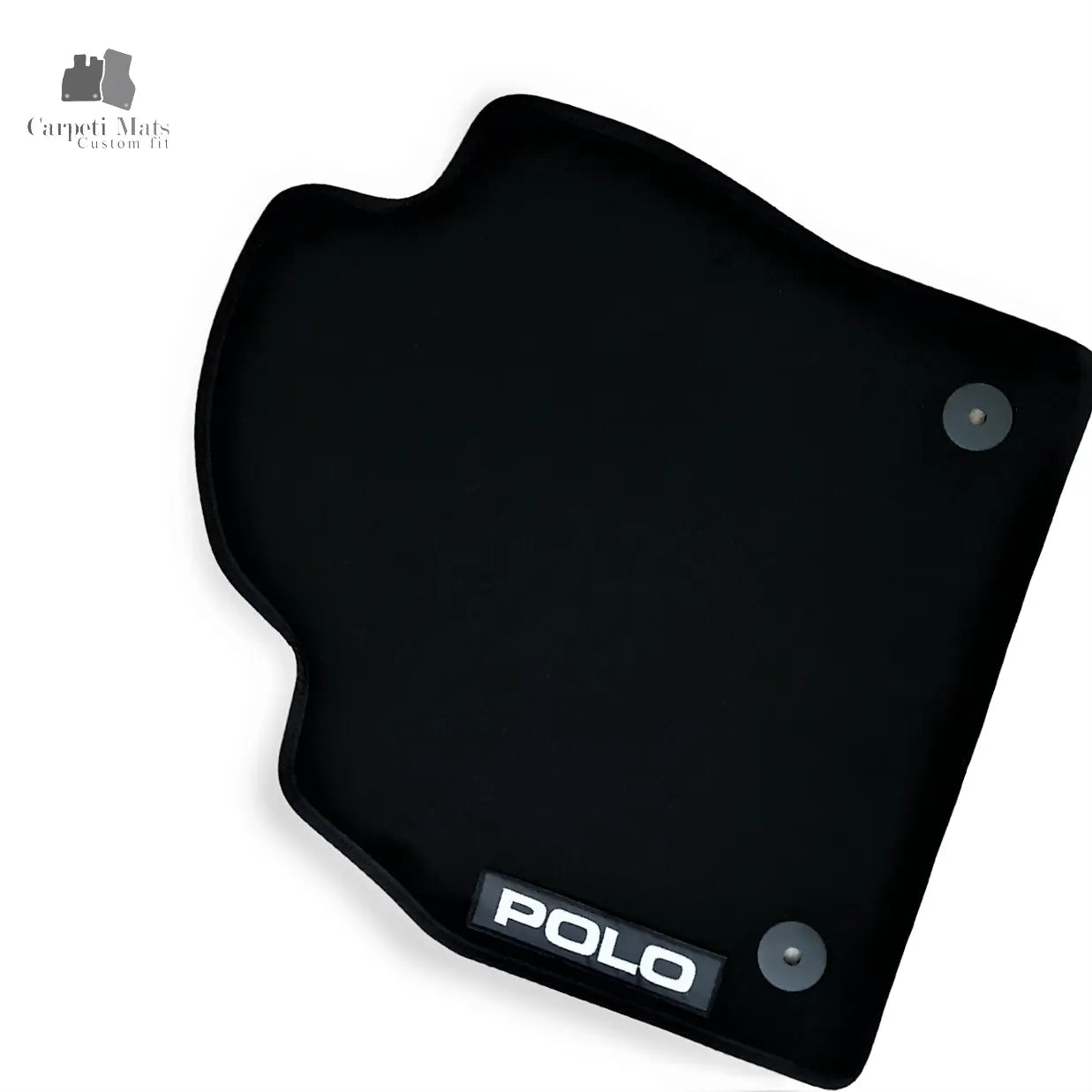 Carpet Car Floor Mats Velour for VW Polo 10.2017-> logo Car Floor Mats Velour CarpetiMats