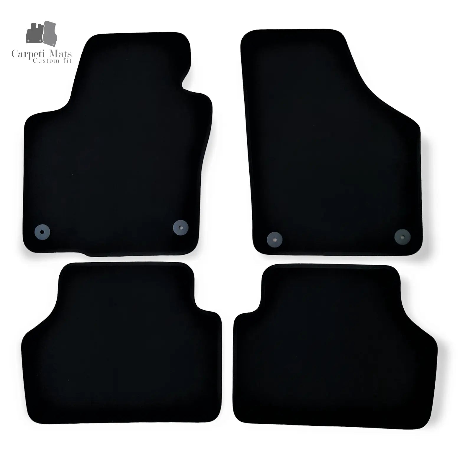Carpet Car Floor Mats Velour for VW Tiguan 09.2007-03.2016 Car Floor Mats Velour CarpetiMats