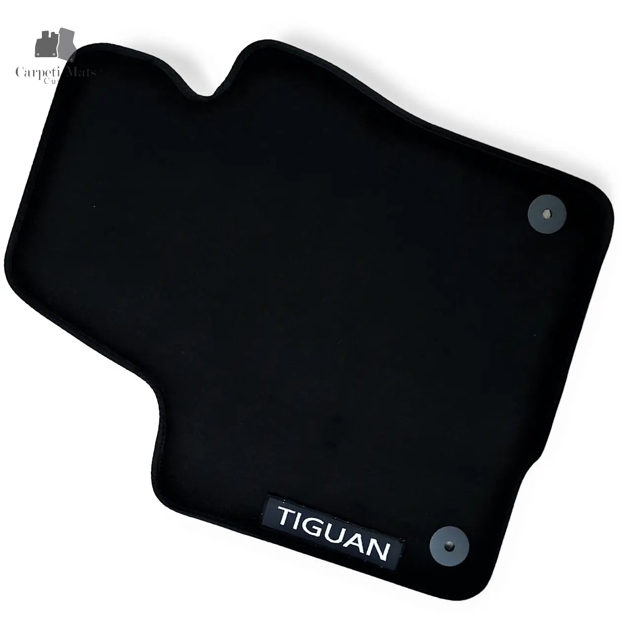 Carpet Car Floor Mats Velour for VW Tiguan 09.2007-03.2016 logo Car Floor Mats Velour CarpetiMats