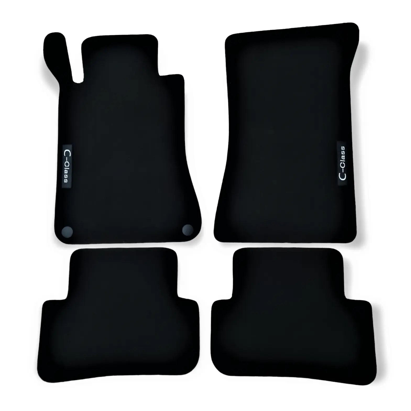 Carpet Car Floor Mats Velour for Mercedes C Class W203 05.2000-02.2007 logo Car Floor Mats Velour CarpetiMats
